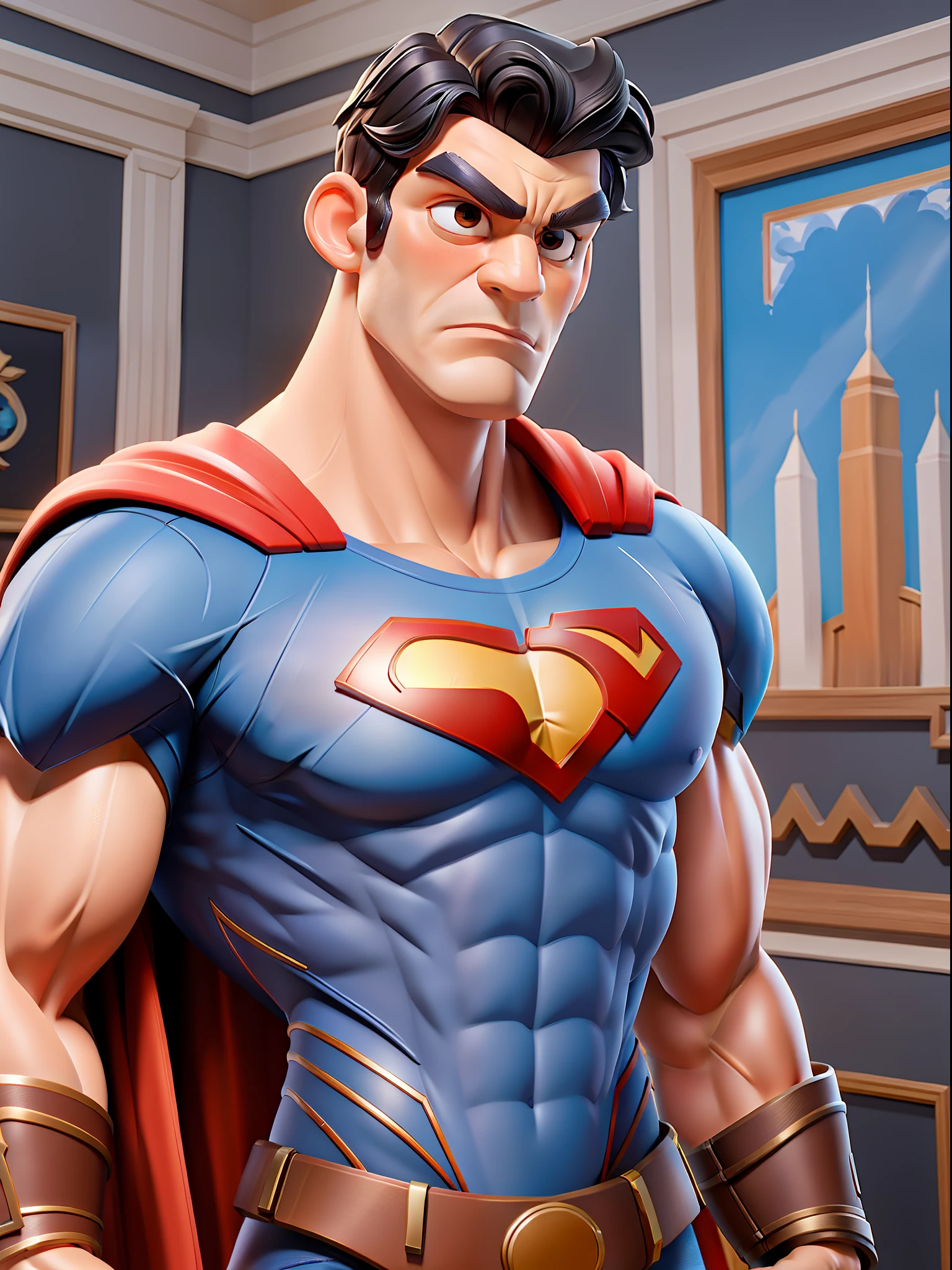 masterpiece, best quality, ultra-detailed, superman