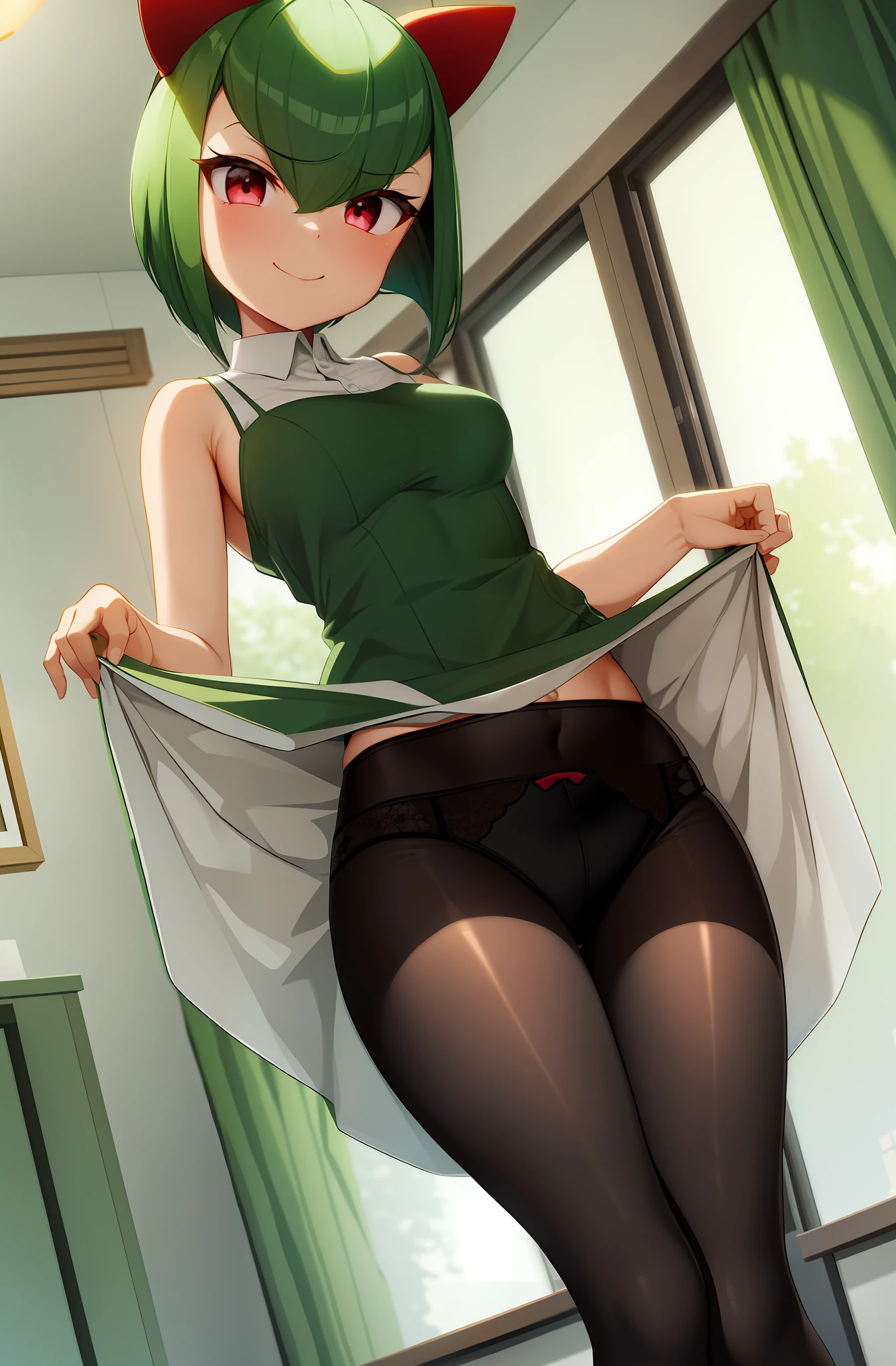 Enlarge the breasts.