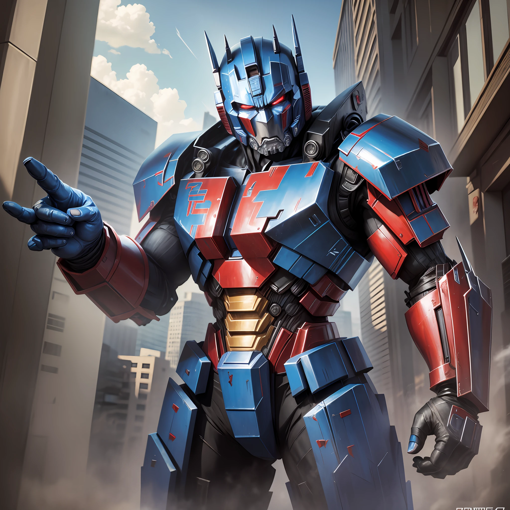 Optimus prime 4k, super realistic --auto --s2