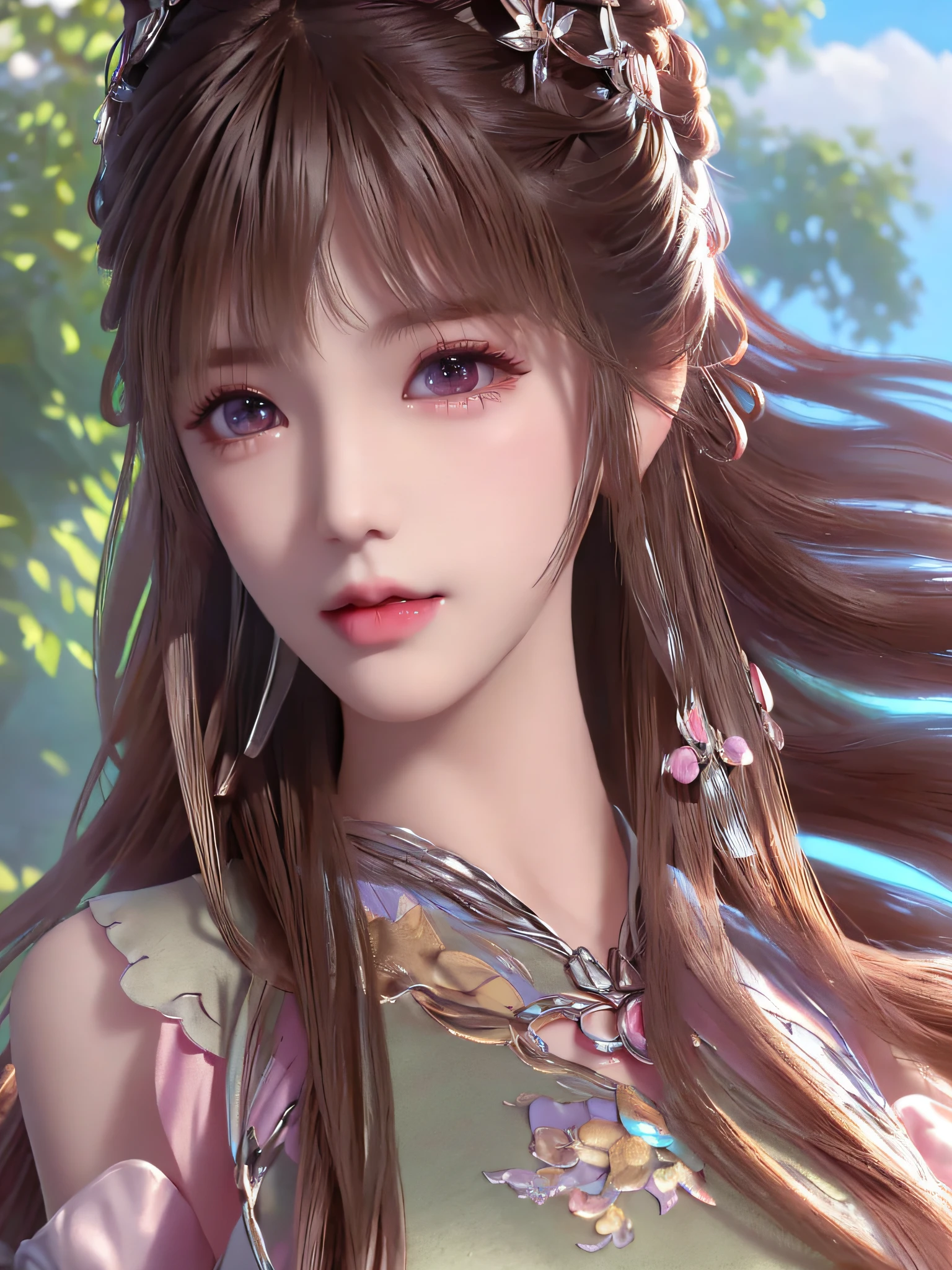 hair bobbles, wince, longeyelashes, solid circle eyes, fake animal ears, light smile, ear blush, fang, Surrealism, drop shadow, anaglyph, stereogram, tachi-e, pov, atmospheric perspective, 8k, super detail, ccurate, best quality, (masterpiece:1.4), (8k, photorealistic, RAW photo, best quality: 1.4), japanese, 1girl, beautiful face, (realistic face:1.4), (caramel hair, ponytailed long hair:1.3), beautiful hairstyle, beautiful detailed eyes, (best ratio eyes:1.5), attractive, ultra high res, ultra realistic, highly detailed, best ratio, (detailed face:1.4), looking at viewer, red lipsticks, blue eyes, (best ratio fingers:1.5), ((high proportional realistic breasts, realistic medium breasts):1.4), (closed mouth:1.5), slender body, (full body visible:1.5), portrait, photography, detailed skin, realistic, photo-realistic, highly detailed, full length frame, High detail RAW color art, lingerie
