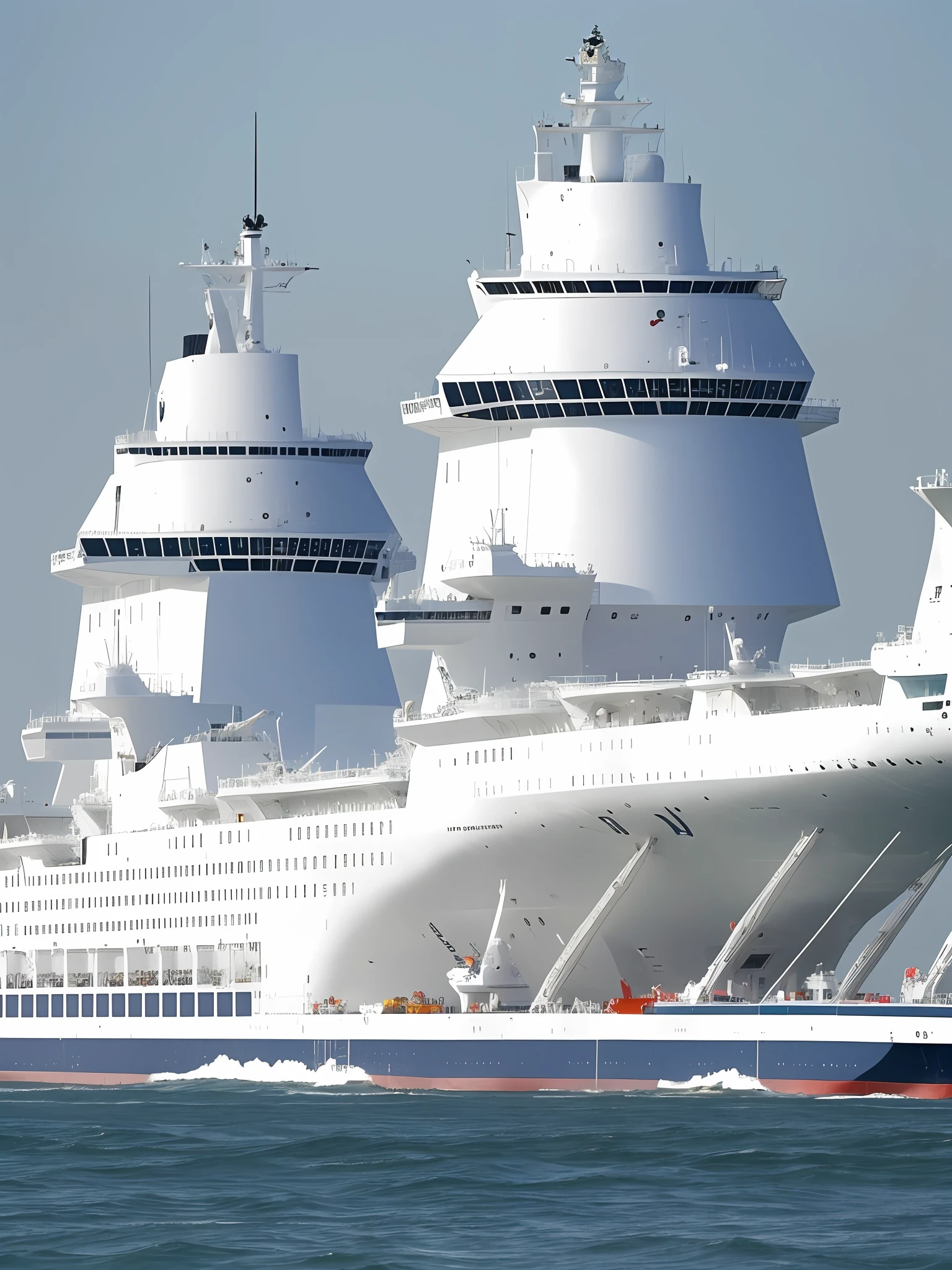 Ship 190 kilometers long, 19 kilometers high, 10 kilometers wide, all white. --auto --s2