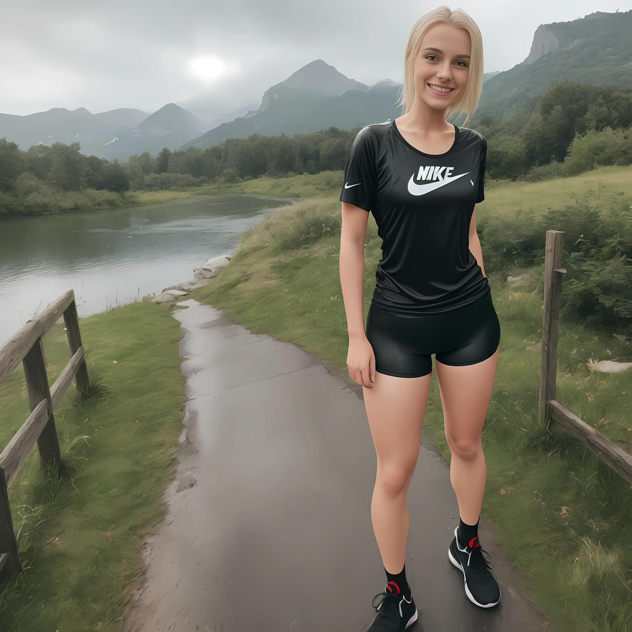 Soaked wet Nike Tshirt