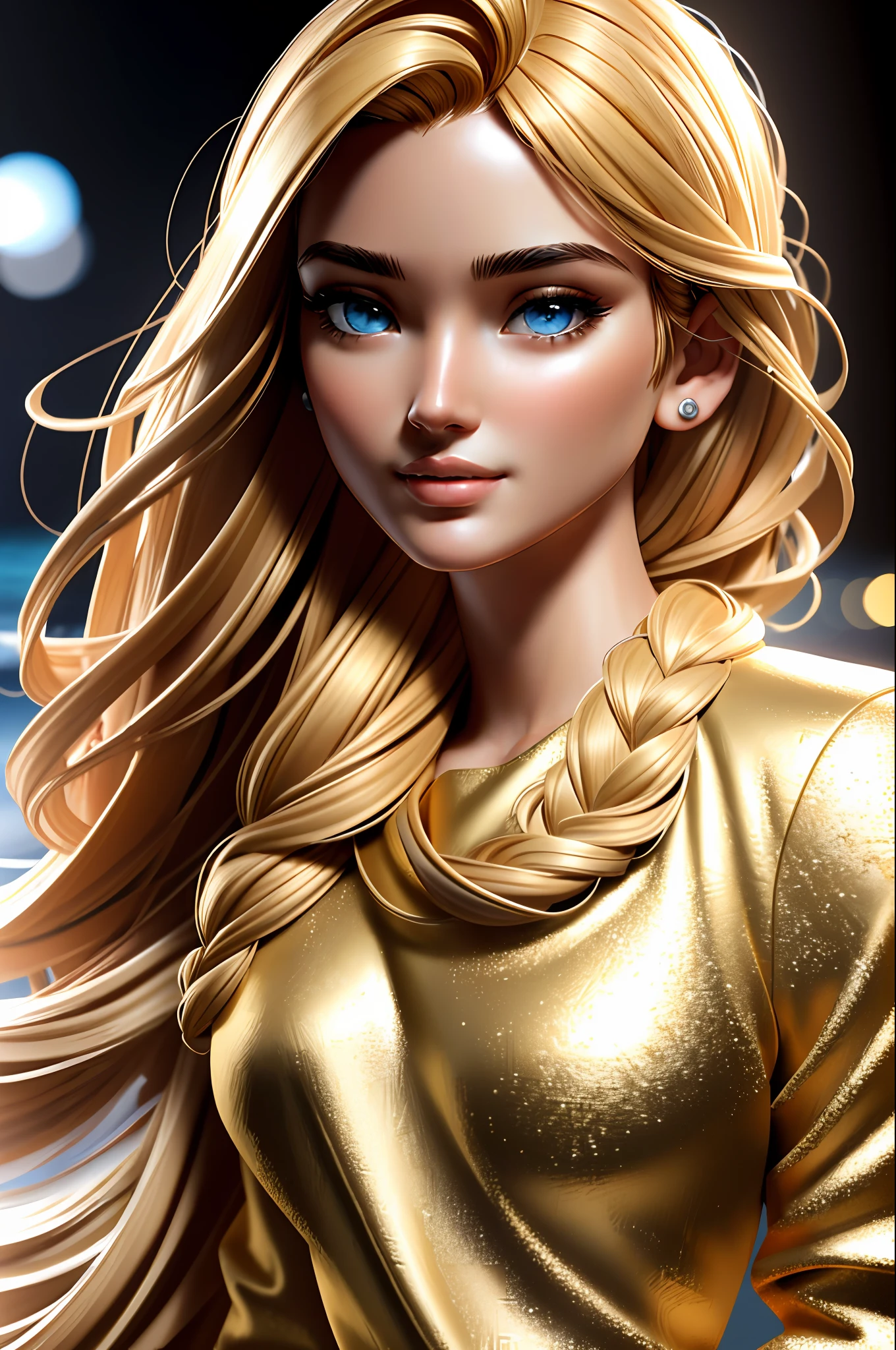 mj3d, 3dmm ,r3dg style, Hyper-realistic art, ((masterpiece:1.4, best quality:1.2)), cute 1girl txw, on the beach, braid blonde, Photorealistic, Hyperrealistic, Hyperdetailed, analog style, demure, low cut, black lace, detailed skin, pores, smirk, smiling eyes, matte skin, soft lighting, subsurface scattering, realistic, heavy shadow, masterpiece, best quality, ultra realistic, 8k, golden ratio, Intricate, High Detail, film photography, soft focus, realistic, detailed, textured, skin, hair, eyes, by Alex Huguet, Mike Hill, Ian Spriggs, JaeCheol Park, Marek Denko, professional photo, cinematic, realistic, hyperdetailed, textured, skin, hair, eyes, unmanaged hair, dramatic lights, low key, bokeh, professional photo, cinematic, realistic, hyperdetailed, textured, skin, hair, eyes, unmanaged hair, dramatic lights, low key, bokeh