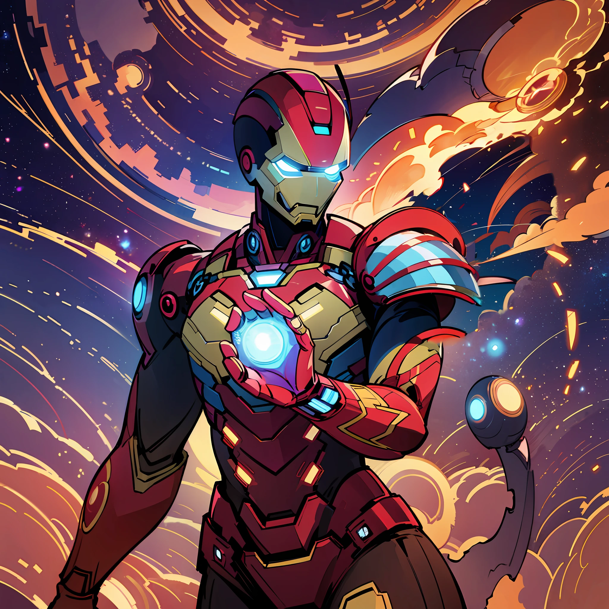 Finish the shoulder of the armor