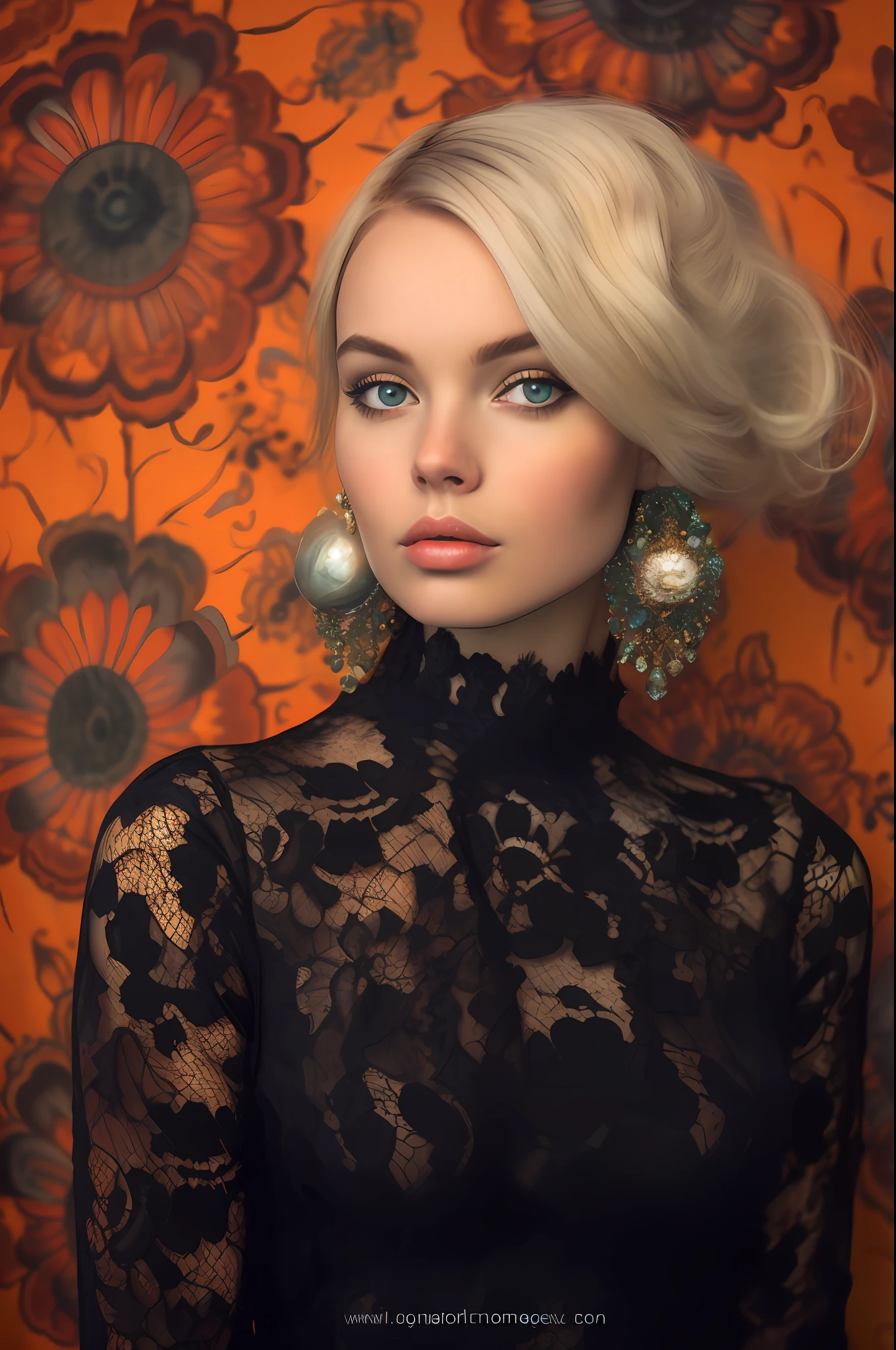 real photo for magazine cover - vertical centered portrait close profile for beautiful blonde girl dressed in black fligree by tom lovell style very detailed filigree, epic, dramatic, photorealistic, sharp focus::5 vivid colors orange yellow background :: mohn plant shot with canon eos 5 :: dream is made of beauty and energy and imagination. It is closeup and personal. It is fearful and wonderful. A dream inspires awe and joy. This dream is what makes our shared future possible. Beautiful dreamer. Dynamic composition and dramatic lighting. Turquoise, orange, cobalt blue :: Evil thomas the tank engine racing down the tracks , paperclip --chaos 1 --ar 2:3 --v 5.1 --q 2 --v 5 -