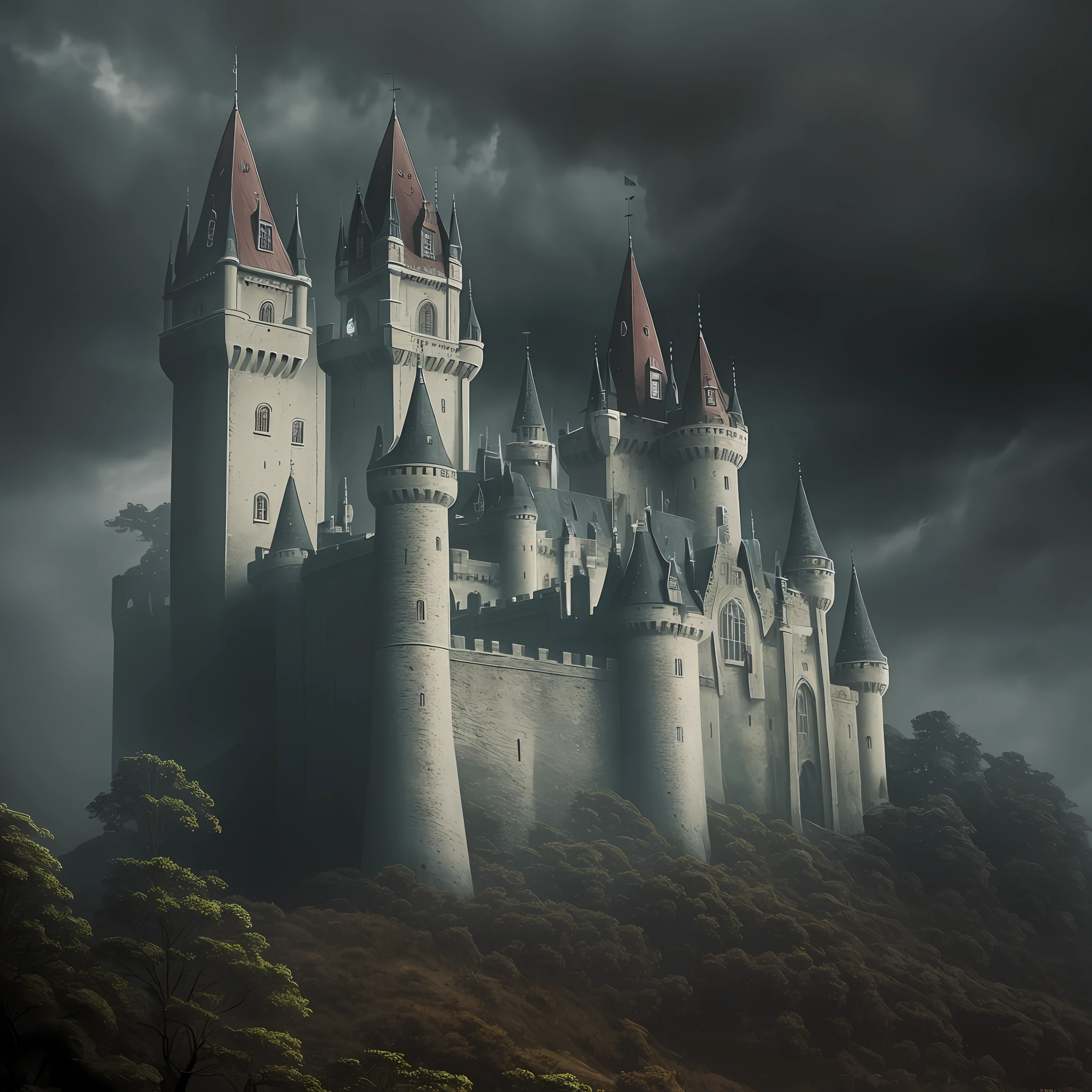 castle, gloomy --auto --s2
