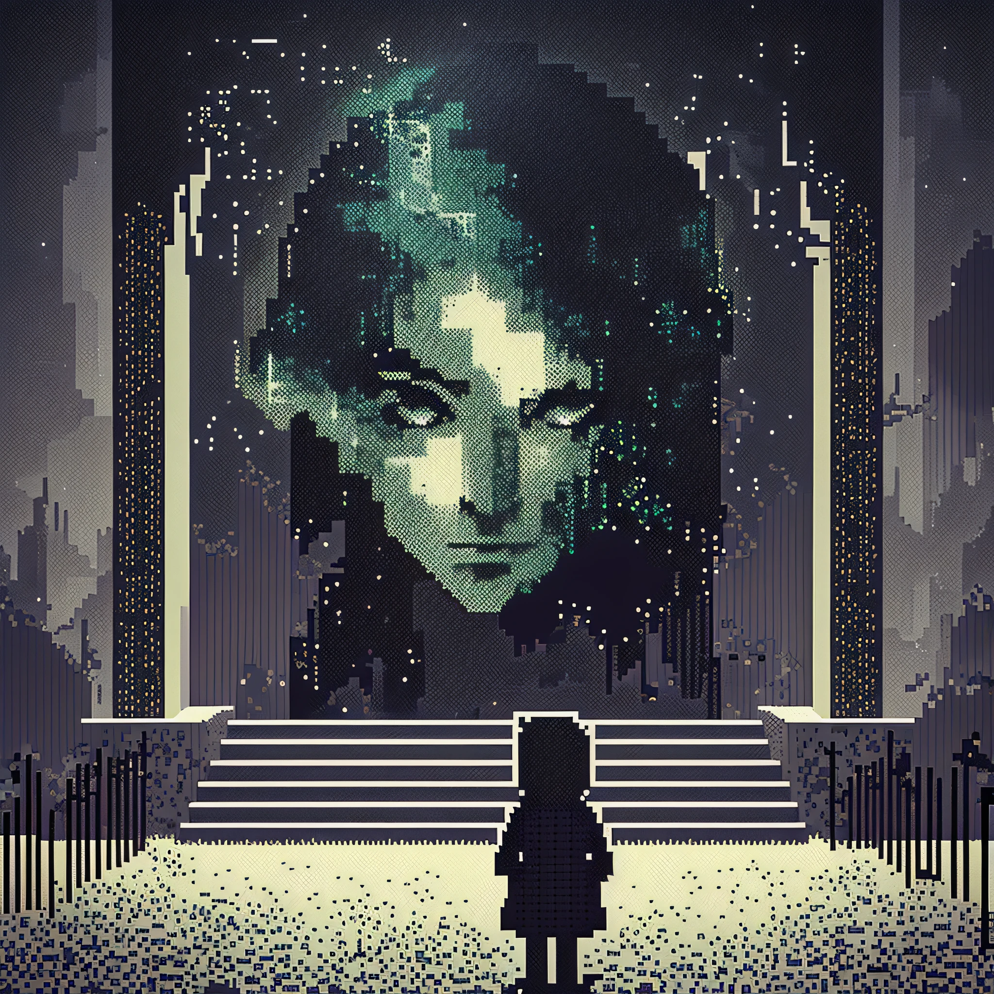 pixel art, liminal space, dark, horror, pixelated. --auto --s2