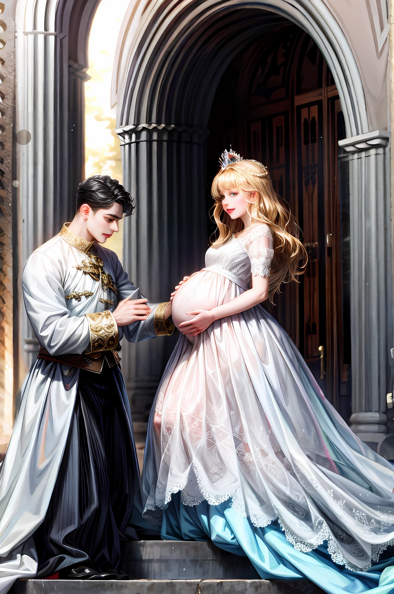 Pregnant princess dresses