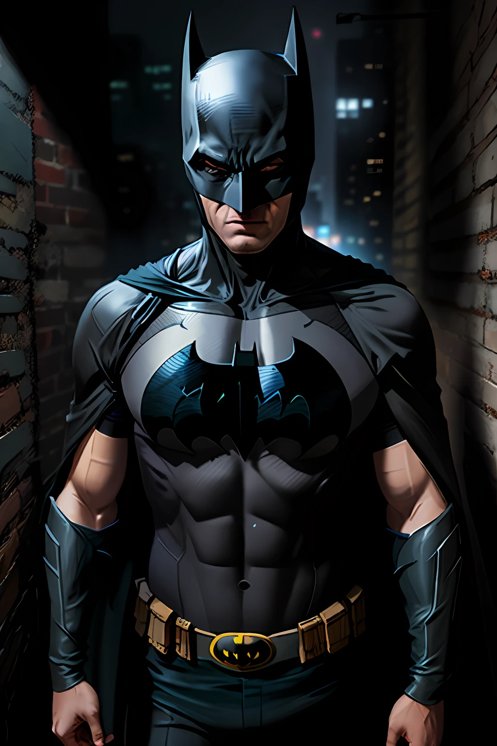 Shirt with Batman image