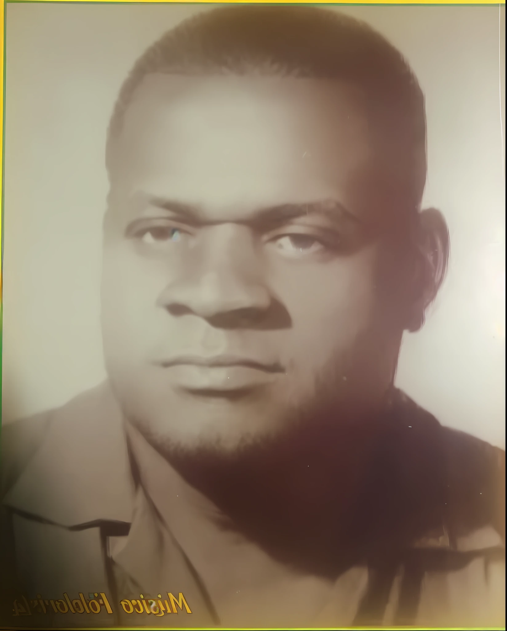 arafed photo of a man in a military uniform with a serious look, george pemba, adebanji alade, taken in the early 2020s, gatson bussiere, photo of a man, 1 9 4 0 picture, mulato, a photo of a man, inspired by George Barret, Sr., edward buba --auto --s2