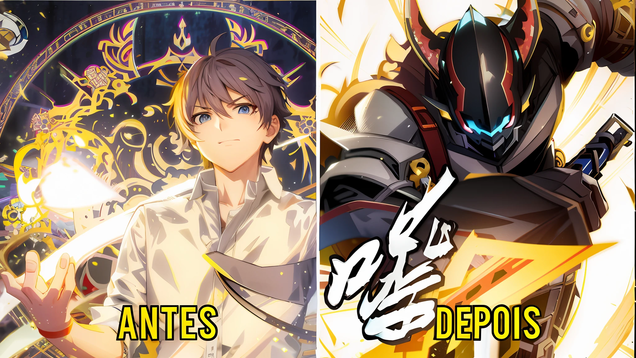 anime characters are shown in a collage of different poses, popular isekai anime, genshin impact character, genshin, genshin impact style, keqing from genshin impact, isekai, yen press, genshin impact, 2 0 2 1 anime, in style of cytus and deemo, shadowverse style, manhwa, epic anime style