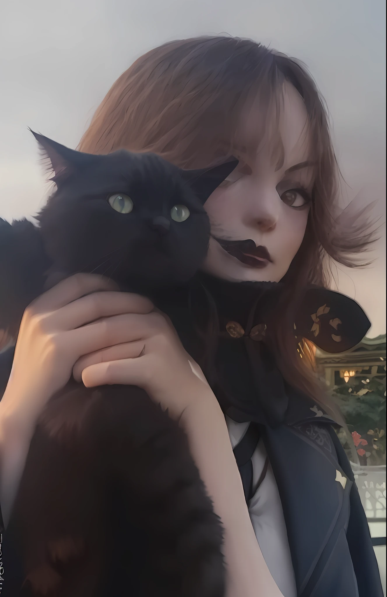 Cat gothic geishin