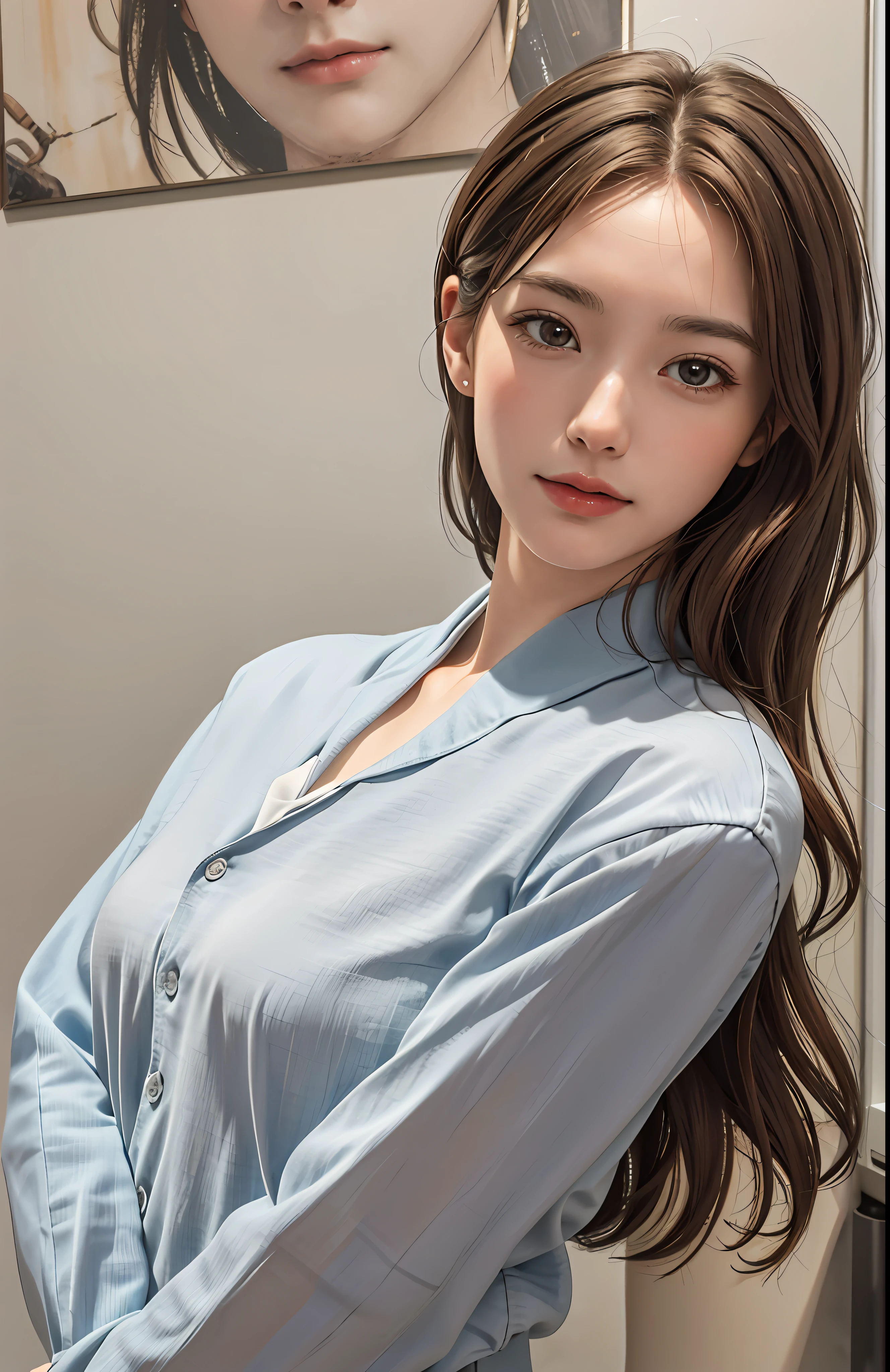 ((Top Quality, 8k, Masterpiece: 1.3)), Cute 1 Woman: 1.4, Slender Abs: 1.3, ((Light Brown Hair, Poor: 1.2)), Highly Detailed Face and Skin Texture, Detailed Eyes, Double Eyelids, Arms with Poor Breasts, (Ultra High Definition: 1.2), (Photorealistic: 1.4), (8k, RAW Photos: 1.2), Boy, Femboy