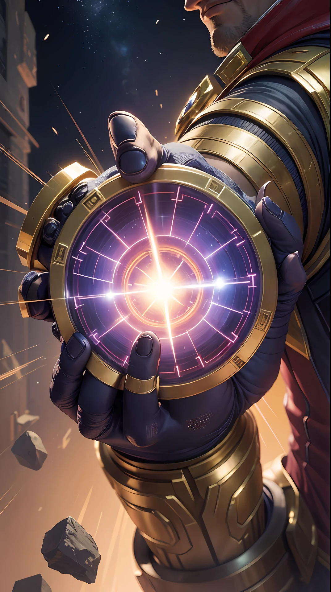 Infinity Gauntlet, Marvel movie, ultra realistic --auto --s2