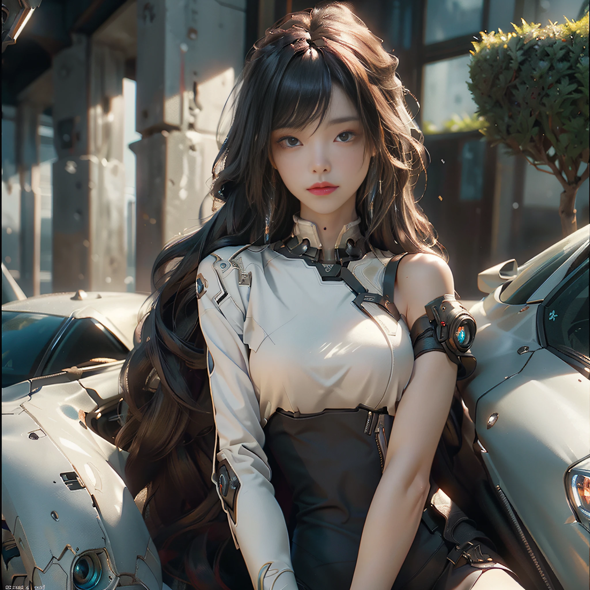 ((Best quality)), ((masterpiece)), (detailed:1.4), 3D, an image of a beautiful cyberpunk female,HDR (High Dynamic Range),Ray Tracing,NVIDIA RTX,Super-Resolution,Unreal 5,Subsurface scattering,PBR Texturing,Post-processing,Anisotropic Filtering,Depth-of-field,Maximum clarity and sharpness,Multi-layered textures,Albedo and Specular maps,Surface shading,Accurate simulation of light-material interaction,Perfect proportions,Octane Render,Two-tone lighting,Wide aperture,Low ISO,White balance,Rule of thirds,8K RAW,