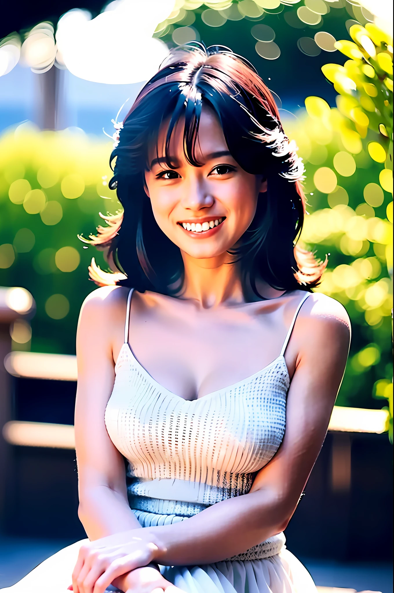 4k, photo, realistic,best quality,1girl,woman,smiling, portrait, white dress
,akinav1,