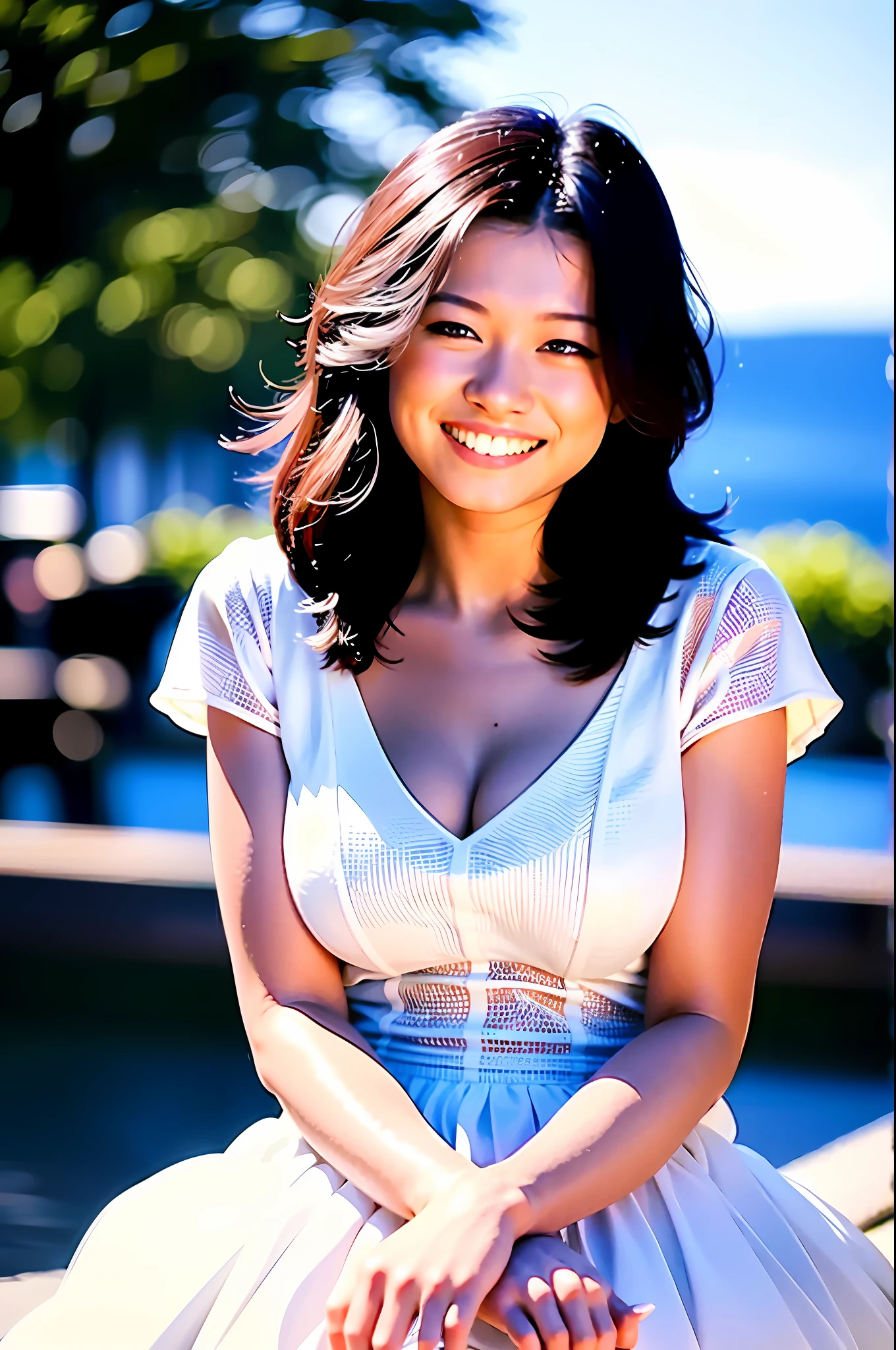 4k, photo, realistic,best quality,1girl,woman,smiling, portrait, white dress
,akinav1,