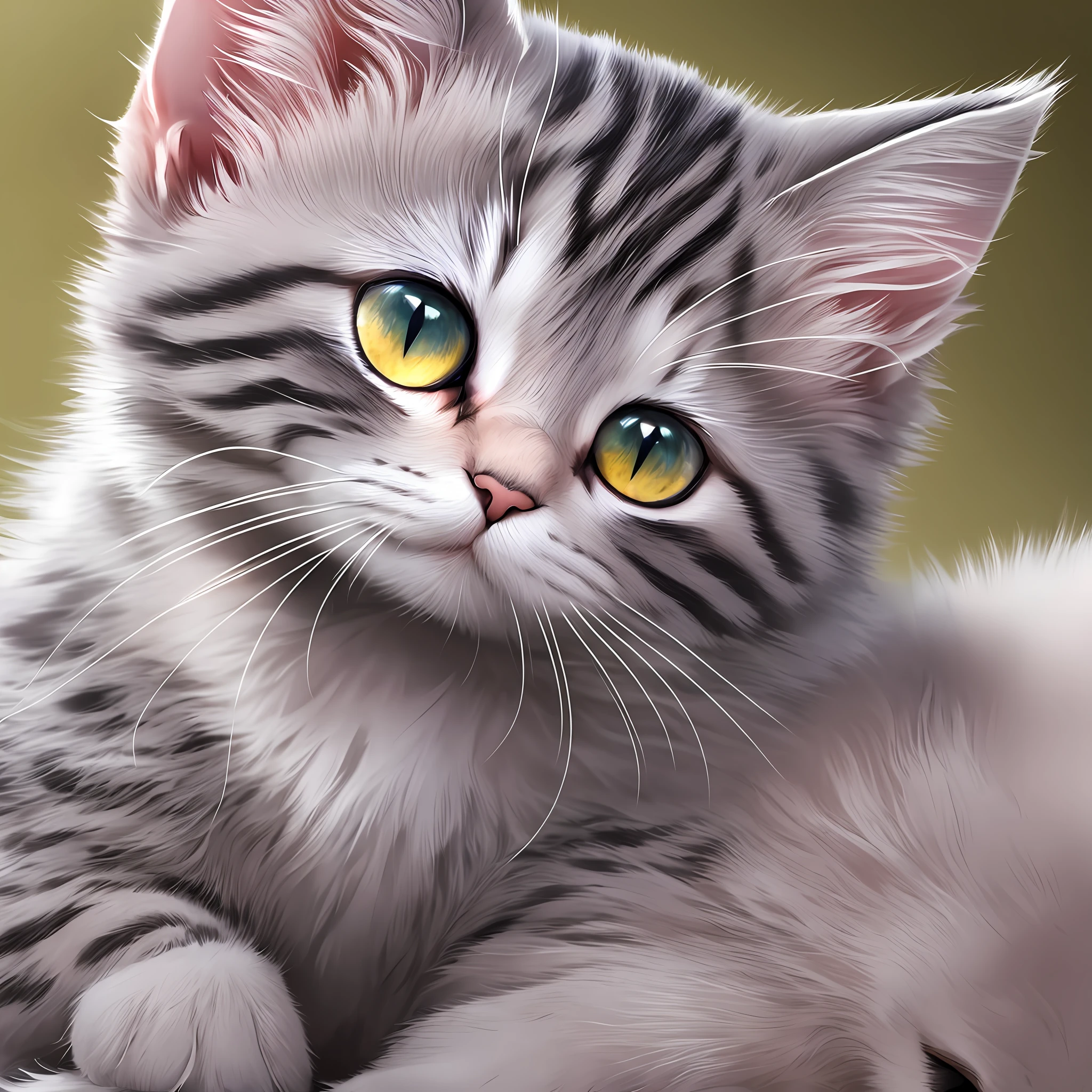 "Try drawing a cute kitten in pixel. Be sure to include the large eyes and pointy ears that make cats so adorable. Use soft, cozy colors such as pastel pink or light gray. The cuter the better!" --auto --s2