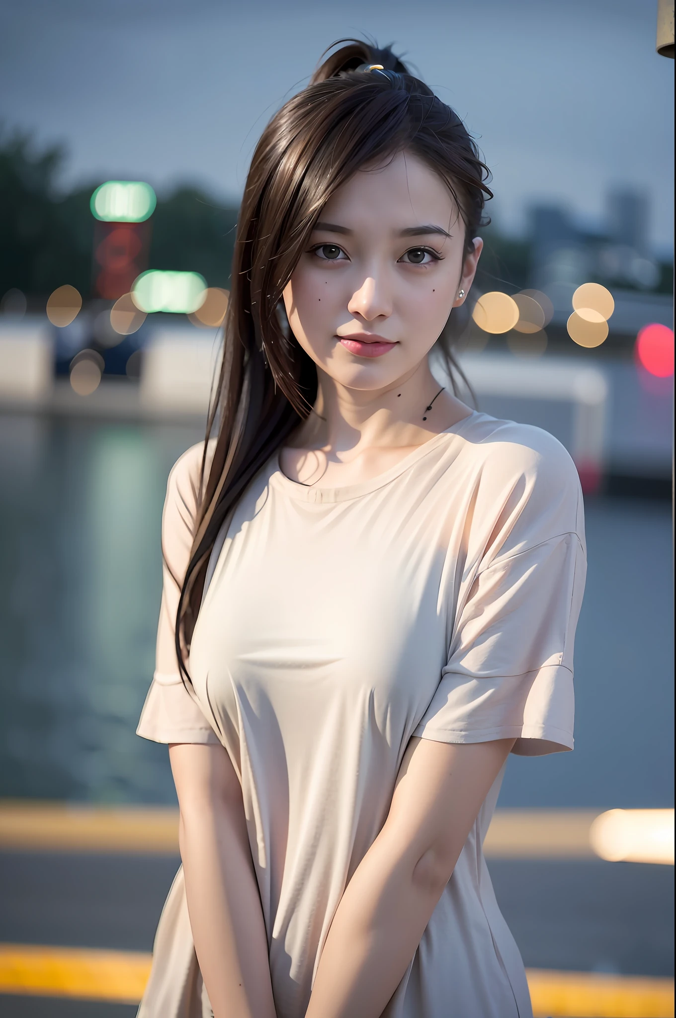 mix4,(8k, RAW photo, best quality, master:1.2), (realistic, photo-realistic:1.37),1girl,cute,cityscape,night,rain,wet,professional lighting,photon mapping,radiosity,physically-based rendering ,