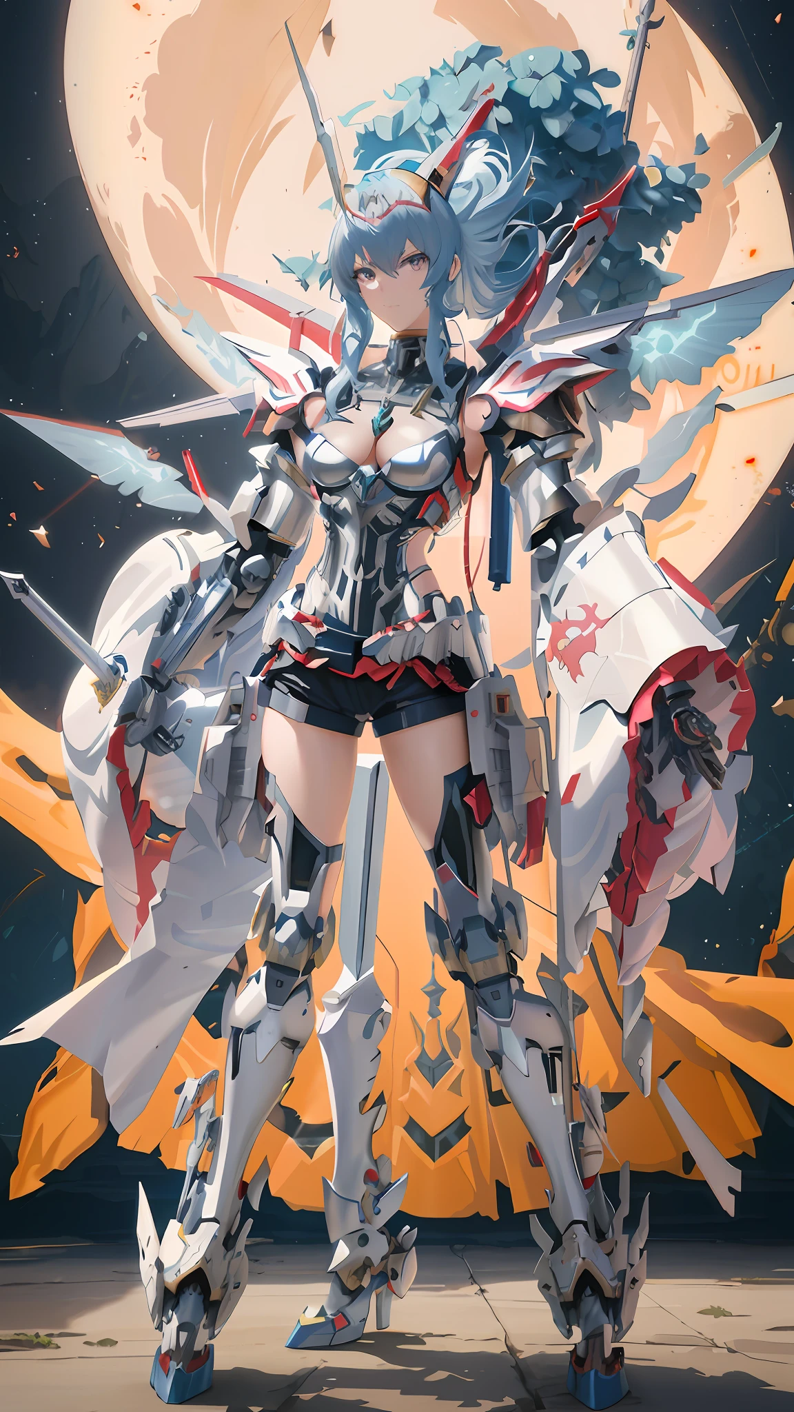 anime - style image of a woman with a sword and armor, mechanized valkyrie girl, cushart krenz key art feminine, best anime 4k konachan wallpaper, girl in mecha cyber armor, anime robotic mixed with organic, armor girl, anime mecha aesthetic, cyberpunk anime girl mech, advanced digital anime art, badass anime 8 k