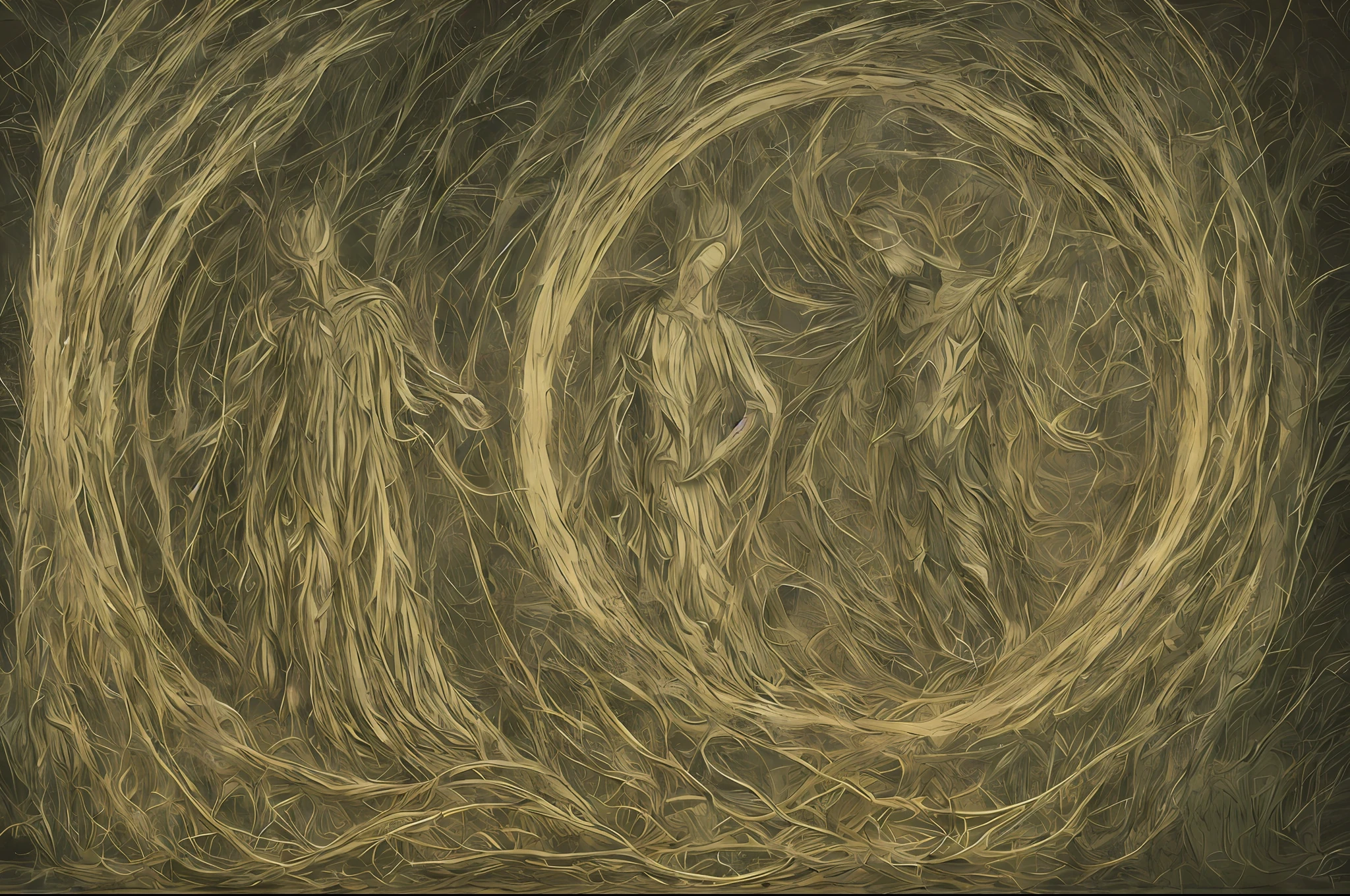 Baptized in vitrolic acid
A finishing touch, a smoothing of features
Realization of the greatest art
To cast the creatures shining
Humans, once backslidden, became divine
Stripped of congenital flaws
We are incandescent revelations in a world of darkened forms