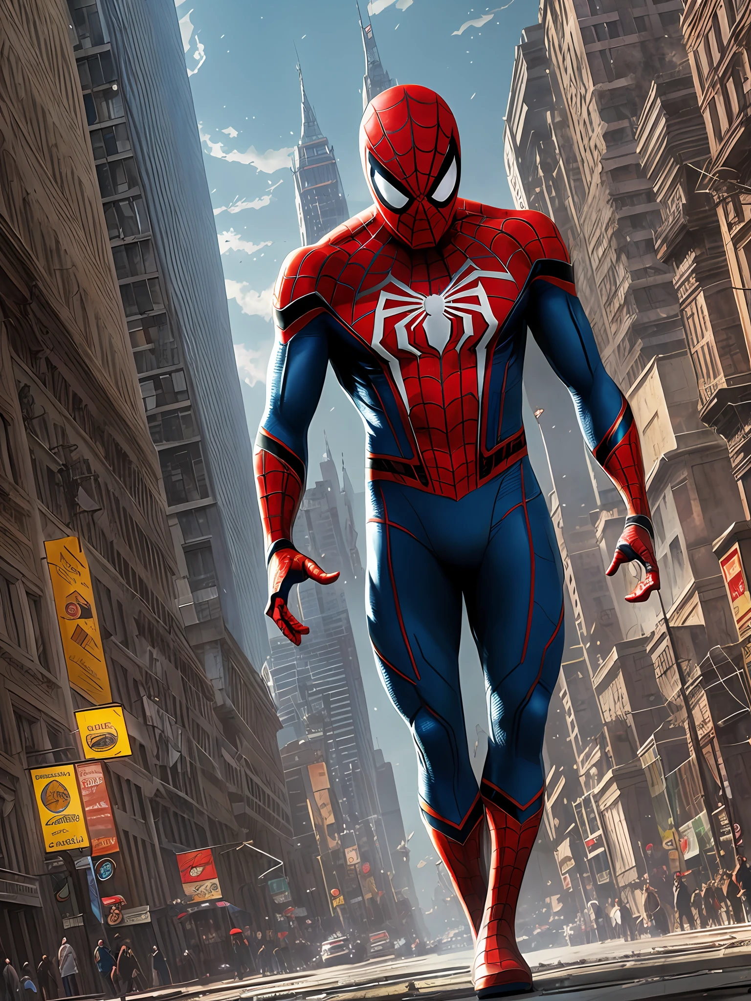 Spider Man, HDR, Cinematic Light, Greg Rutkowski --auto --s2