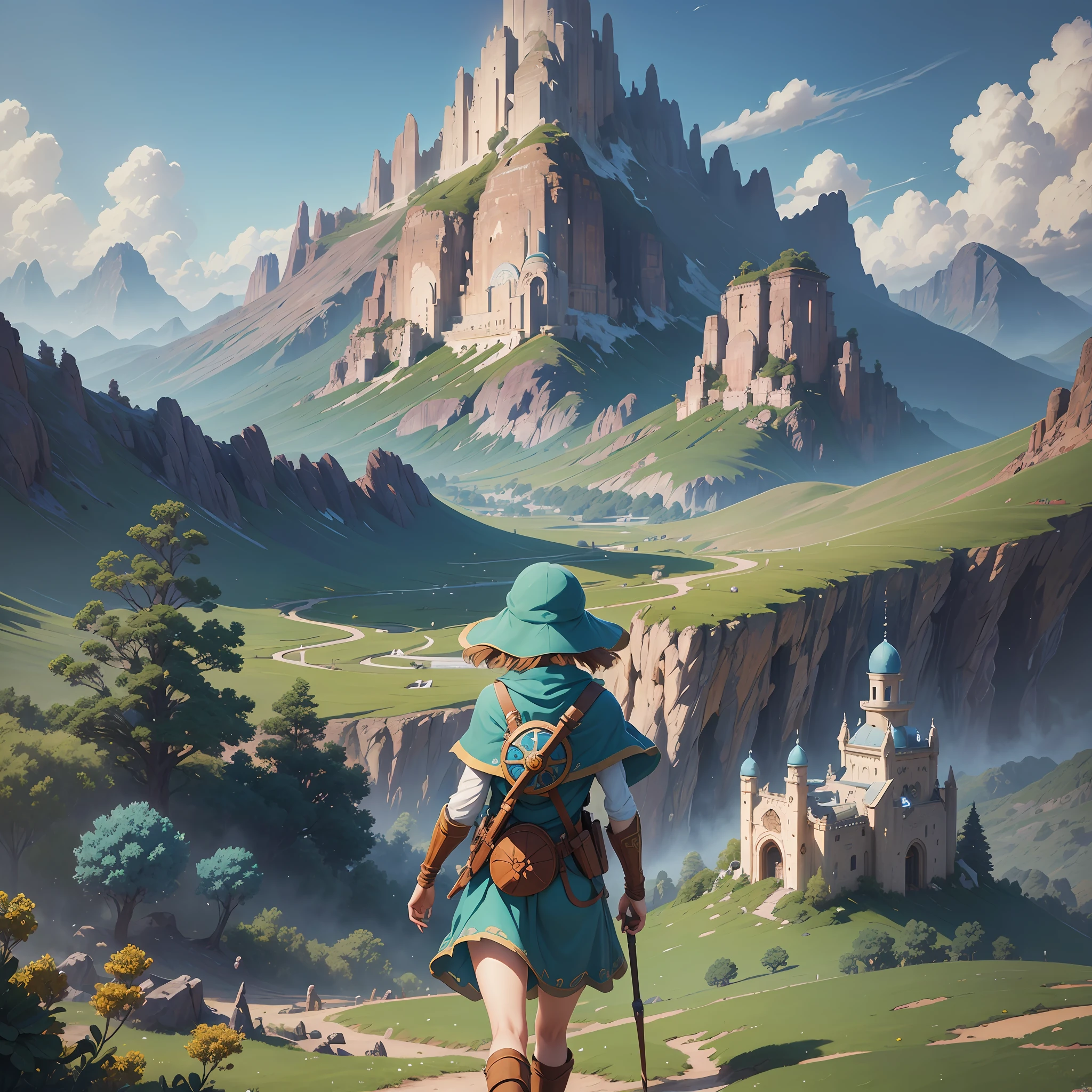 a picture taken from a video game of a person walking in a field, by sylvain sarrailh, makoto shinkai cyril rolando, anime background art, by Kubisi art, anime countryside landscape, anime nature, a beautiful artwork illustration, anime beautiful peace scene, ghibli artstyle, lofi colors, beautiful anime artwork, ghibli art style, Rendered in Octane, hyper realistic, 8k, epic composition, cinematic, octane render, artstation landscape vista photography by Carr Clifton & Galen Rowell, 16K resolution, Landscape veduta photo by Dustin Lefevre & tdraw, 8k resolution, detailed landscape painting by Ivan Shishkin, DeviantArt, Flickr, rendered in Enscape, Miyazaki, Nausicaa Ghibli, Breath of The Wild,,trending in artstation, cgsociety, 8k post-processing highly detailed,Junji Murakami, Mucha Klimt, Sharandula, Hiroshi Yoshida, Tom Bagshaw, Ross Tran, Artgerm,Craig Mullins,dramatic,Junji Murakami, moody lighting rendered by octane engine,characters 8K symmetrical arstation, cape,cinematic lighting, intricate details, 8k detail post processing, hyperealistic, octane rend, Zdzisław Beksiński style, ar 2:3 Reality Reality –auto –v6 –s2Finetuned Model Leonardo Diffusion –Leonardo style –Prompt Magic v2 –high contrast –Prompt Magic Strength 0.40 –1024x1024Px –Guidance Scale 7 –Graphics Engine 5 –3D –Graphics Midjourney --Resize image –Full body –full frame –ar 2:4 –auto –s2 --auto --s2