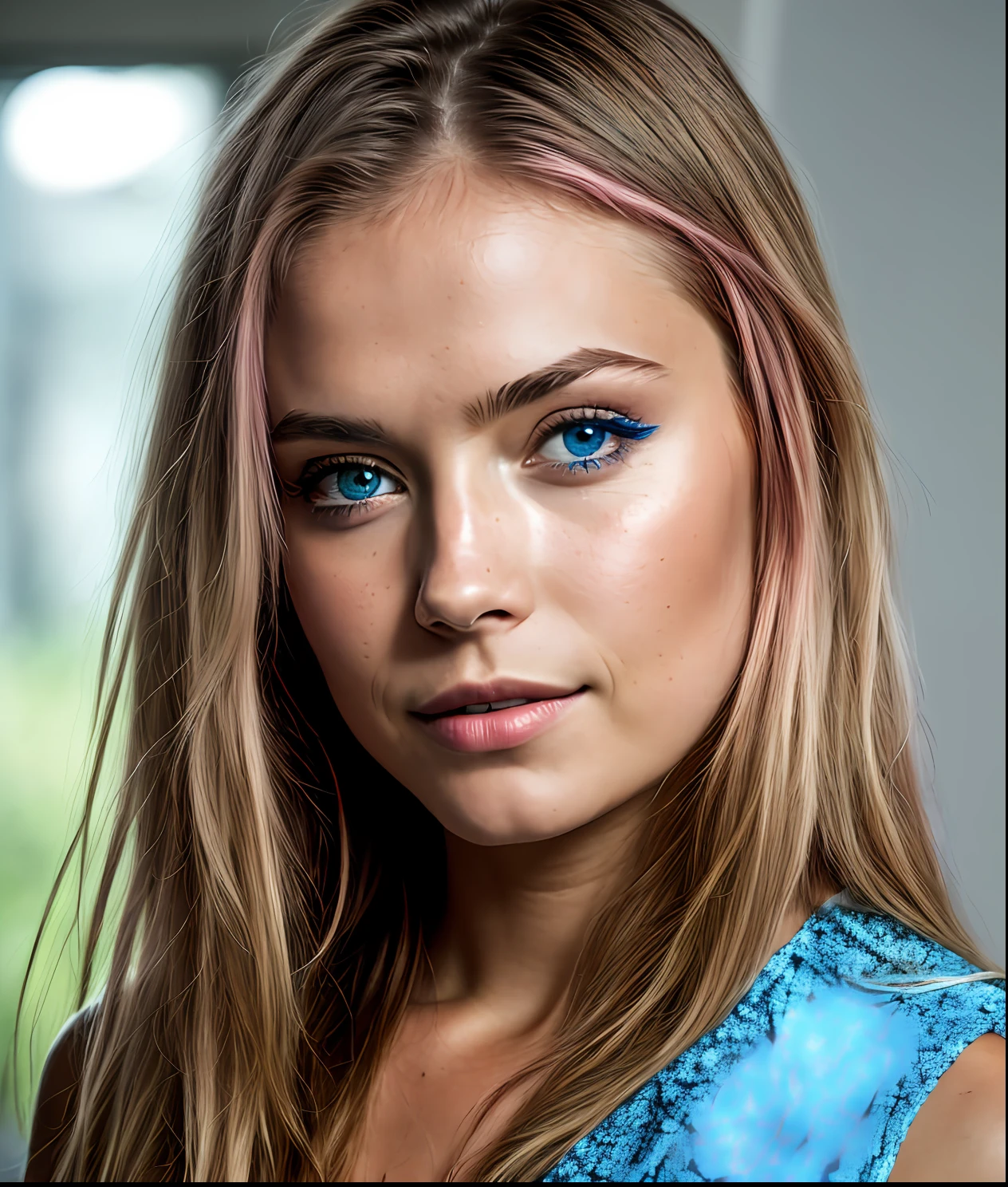blue eyes