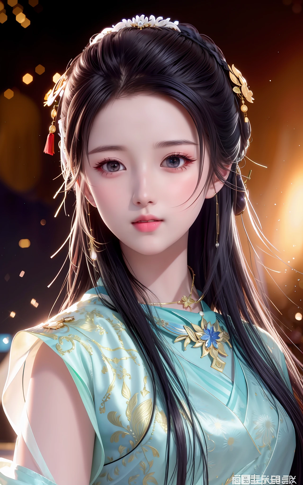 best quality, masterpiece, highres, 1girl,china wedding dress,hair ornament,necklace, jewelry,Beautiful face,upon_body, tyndall effect,photorealistic, dark studio, rim lighting, two tone lighting,(high detailed skin:1.2), 8k uhd, dslr, soft lighting, high quality, volumetric lighting, candid, Photograph, high resolution, 4k, 8k, Bokeh