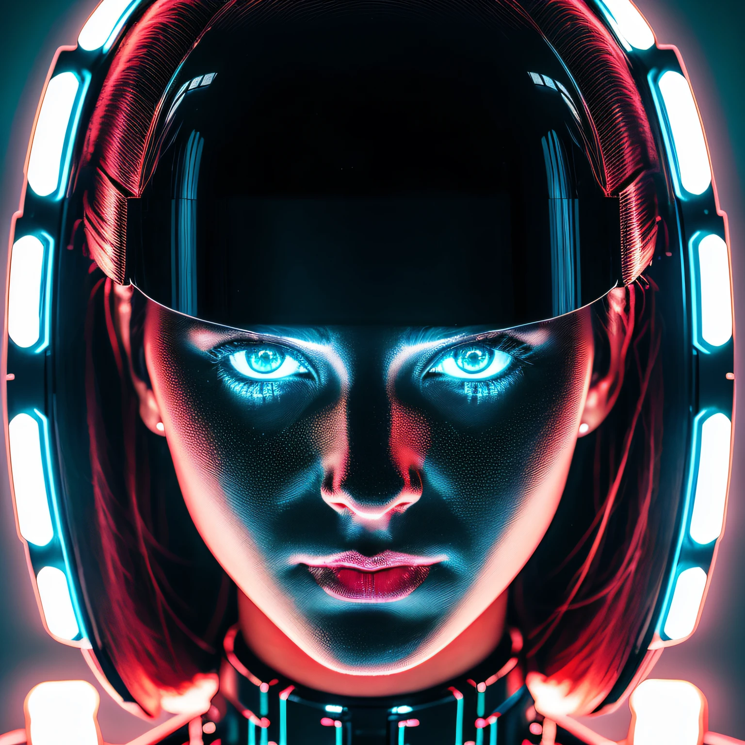 RAW photo, *cyber robot women with human head*, 8k uhd, dslr, high quality, film grain, Fujifilm XT3
