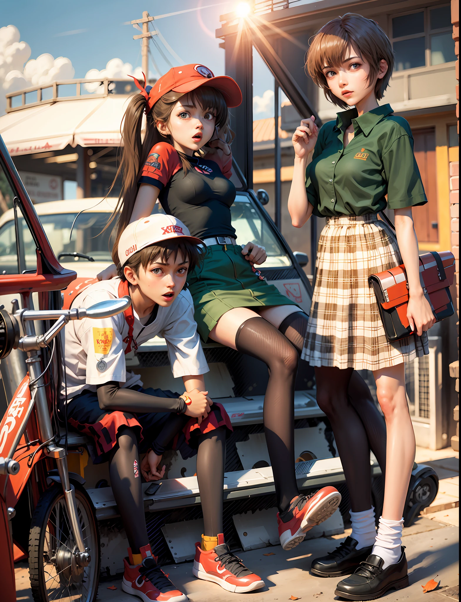 Best quality, super high resolution, (realism: 1.1), super detailed, very detailed, blind box style, Evangelion