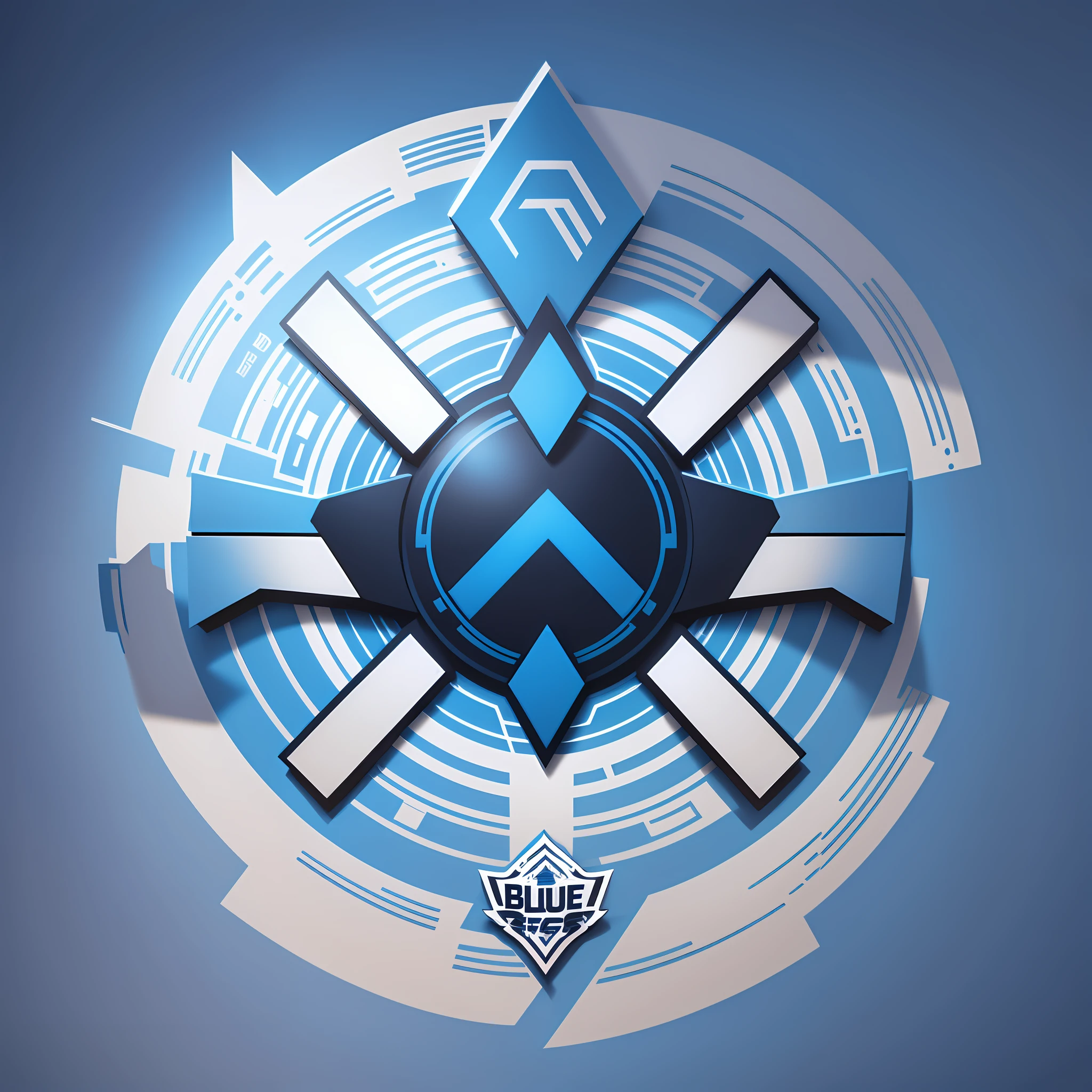 logo, blue and white color scheme, vector art, illustration, 8 k k, logo design, website by mcbess, cherrywood, behance, devianart, artstation, dribble, creary, ello, cgsociety, drawcrowd, pixiv, --ar3:2 --auto --s2