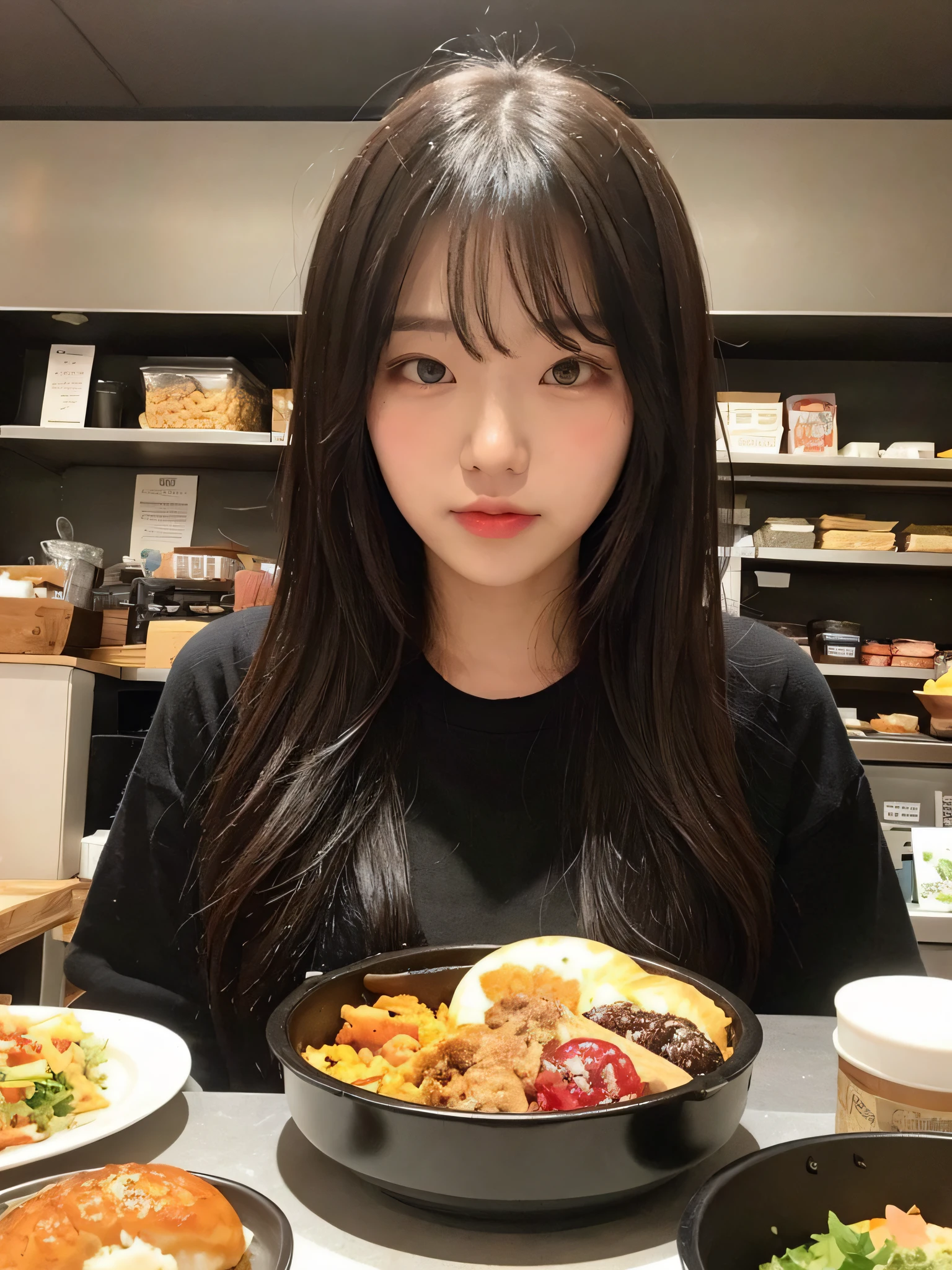Food live streamer