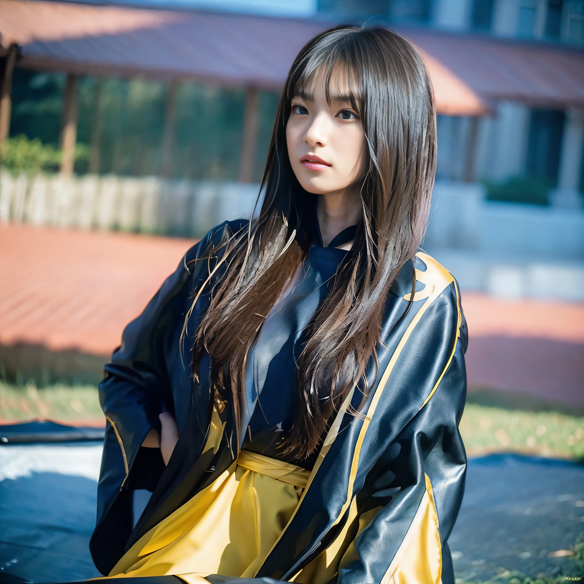 ultra 16k,(((masterpiece))), (((best quality))), ((ultra-detailed)), unity 8k wallpaper,realistic,RAW photo,real person,portrait photography,photorealistic,shiny skin,detailed skin, ((an extremely delicate and beautiful)),(from the side), cinematic light,solo, full body,(sitting), expressionless,character focus),fantasy, extremely detailed, colorful, highest ,create In the style of Boris Vallejo and Julia Bell. a beautiful woman riding a majestic lion. She wears a nothing and has long, black hair. (She holds a flag displaying The Shock Coat of Arms in one hand.) Behind them, a grand castle rises, adorned with towering turrets. The scene is illuminated by a soft, ethereal light, creating a captivating and mythical ambiance., Digital Painting, Yanjun Cheng, Anna Dittmann, Beautiful, Vibrant, Digital Painting, Extreme Detail, Digital Art, 4k, Ultra Hd
