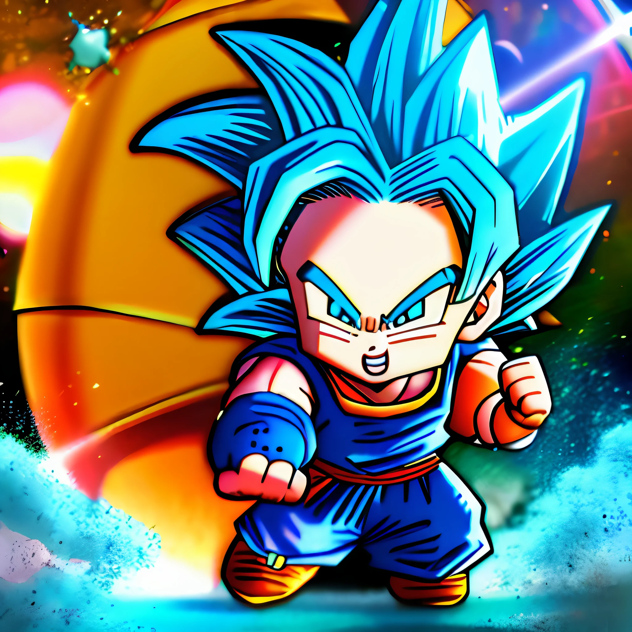 Dragon Ball, cartoon character, scum with only five combat power