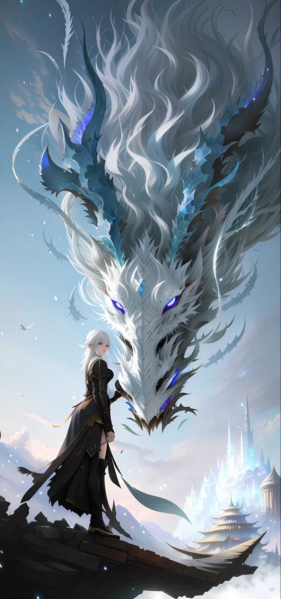 anime, fantasy, fantasy art, digital art, digital painting, fantasy art, digital painting, digital art, digital painting, digital art, digital painting, digital art, digital art, digital, digital art, 2. 5 d cgi anime fantasy artwork, ross tran and wlop, anime fantasy artwork, krenz cushart and wenjun lin