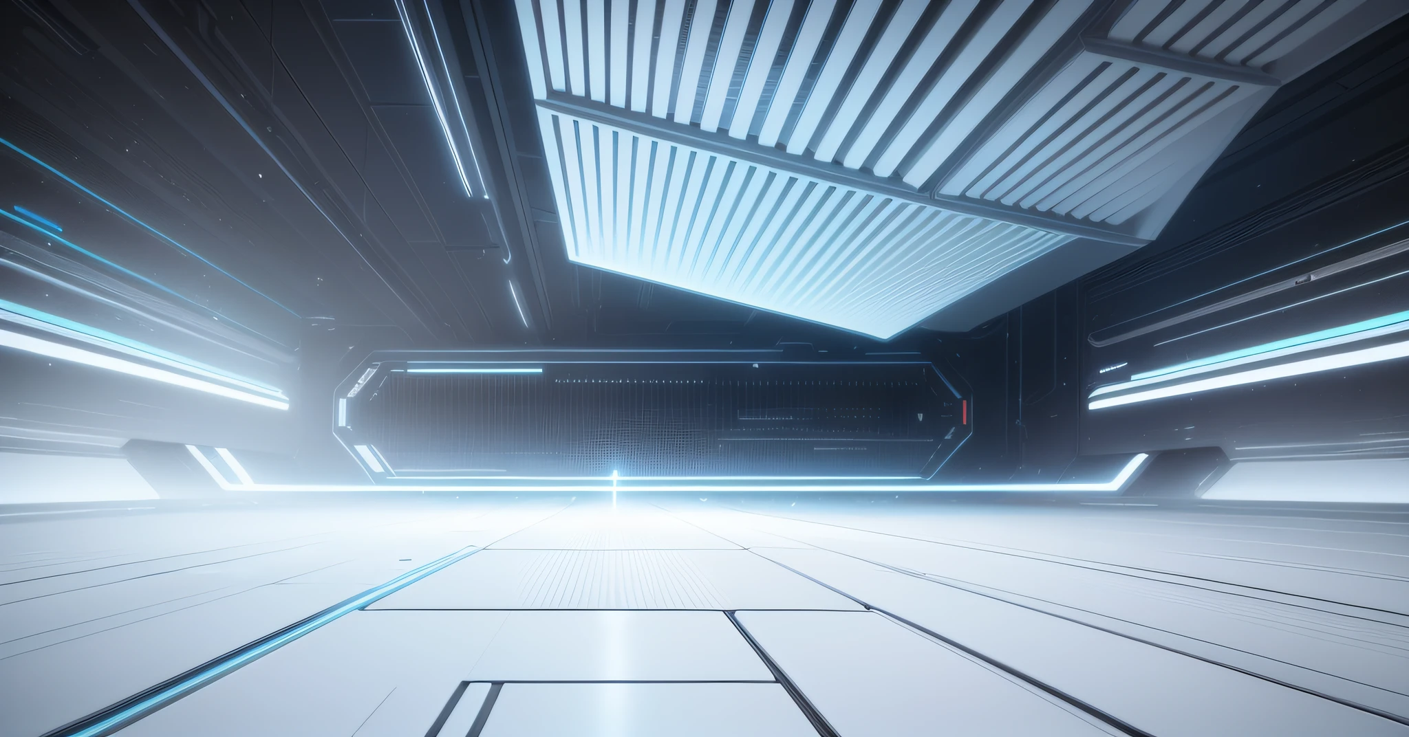 Wide and grand white futuristic AI square, white, light signal, circuit, empty space, vista, empty, light signal, circuit, transparent glass texture, 3D, bright white background, overlook, dot perspective, light color technology, masterpiece, high detail, best quality, high quality, very detailed CG unity 8k wallpaper,