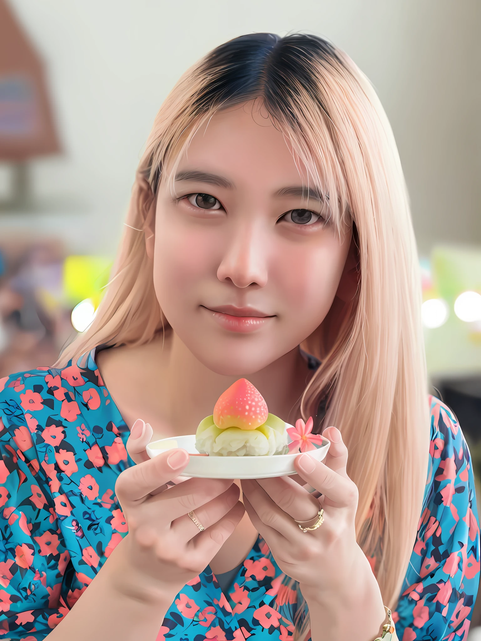 Korean girl's smooth skin