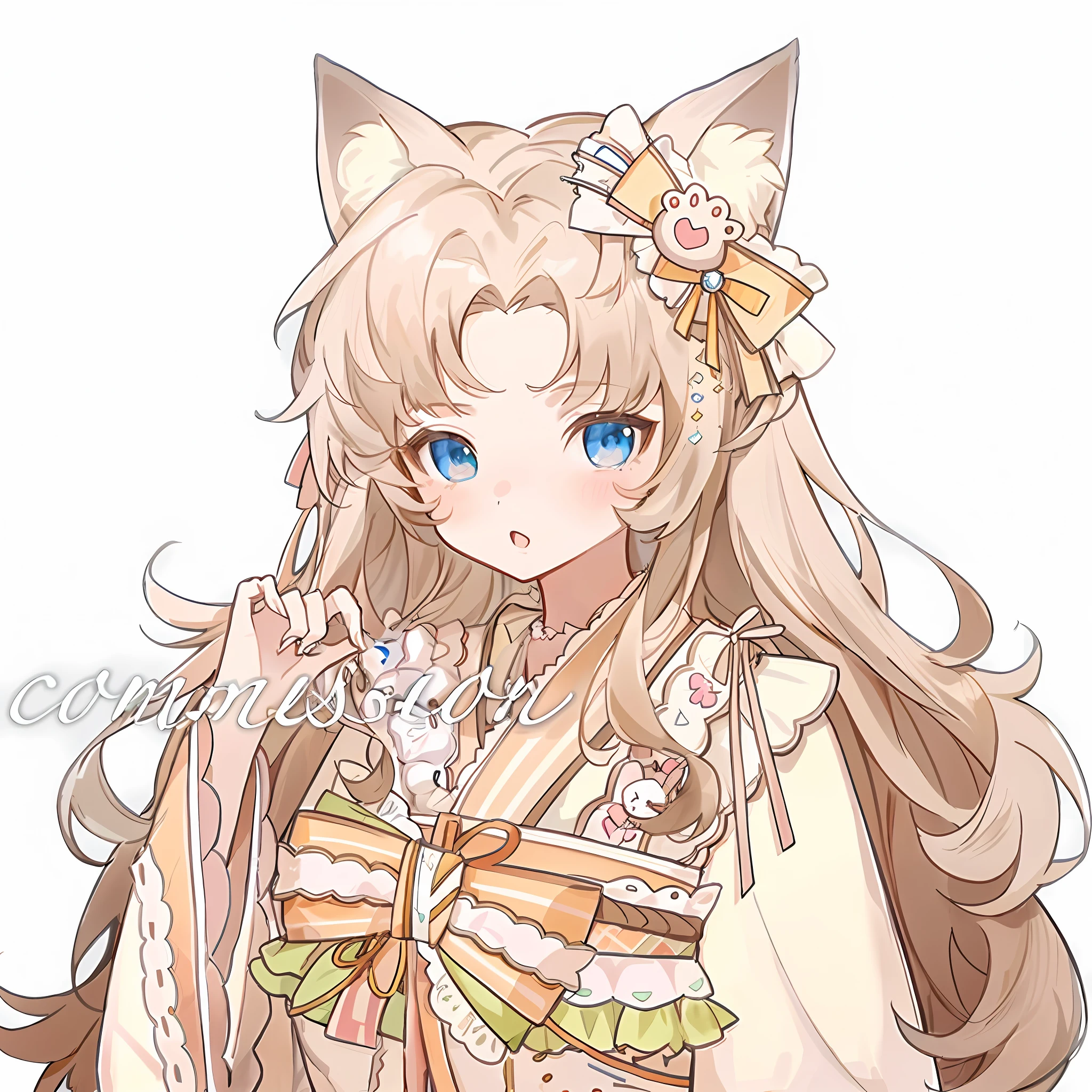 anime girl with long hair and a cat ears holding a cat, beautiful anime catgirl, cute anime catgirl, anime girl with cat ears, very beautiful anime cat girl, fullbody commission for, detailed fanart, trending on artstation pixiv, soft anime illustration, detailed anime character art, pretty anime character design, anime catgirl, anime style portrait