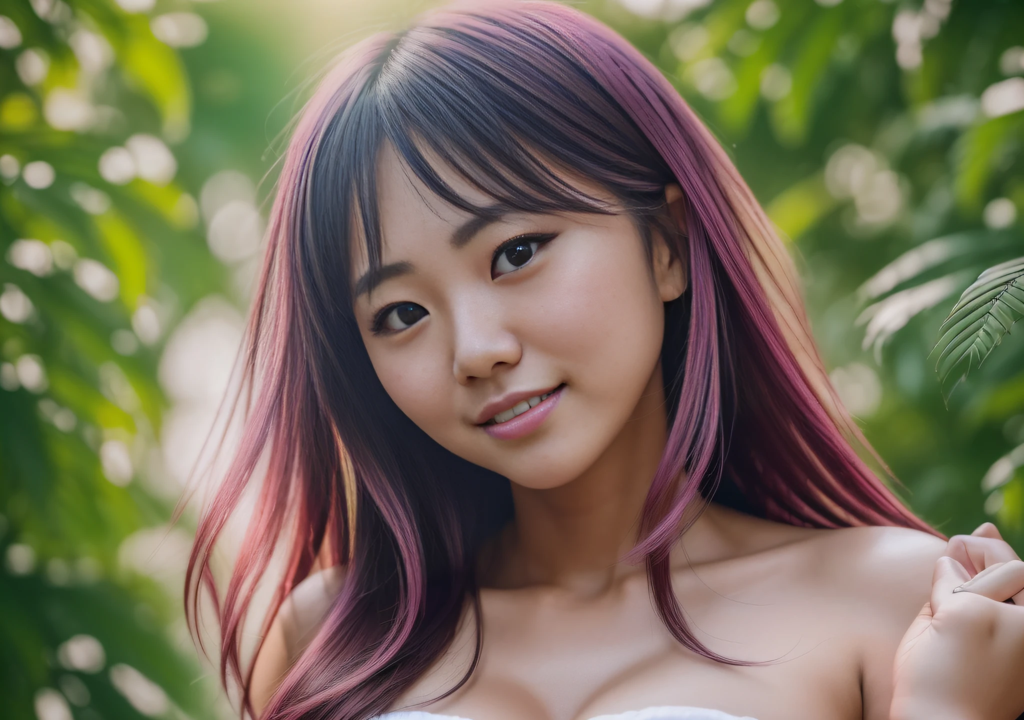 1girl, (((Breast enhancement, Blkinl, japanese girl))), (big tits, big areola, pink, (Big eyes, pretty face, beauty, beautiful woman, smile), 20years old beautiful face standing, standing, facing front, frontal shot, smile, japanese female idol, whole body, front, 8k, RAW photo, highest, quality, masterpiece, high detail RAW color photo professional close-up photo, realistic, photo realism1.37, highest quality, best shadow, best illustration, ultra high resolution, highly detailed CG unified 8K wallpapers, physics-based rendering, cinematic lighting, Raise your arms and hands --auto --s2