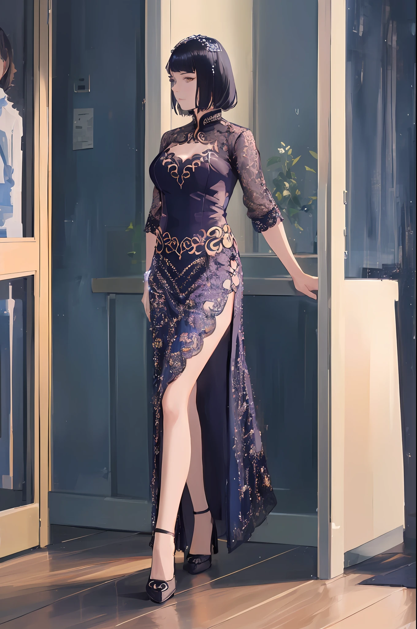 ((((looking at viewer)), detailed face, 1girl,full body, solo, fashi-girl, mature girl, cute, sweet, a girl wearing kebaya, )), Rim Lights, Rim Lighting, Rim Light, Sunlight, Moonlight, ((high quality:1.2, masterpiece:1.2)), absurdres, high resolution, (8k resolution), 8k, 8kres, 8k res, high details, detailed and intricate, intricate details, high intricate details, absurd amount of details, Extreme Wide Shot, Deep Focus, Eye Level Shot