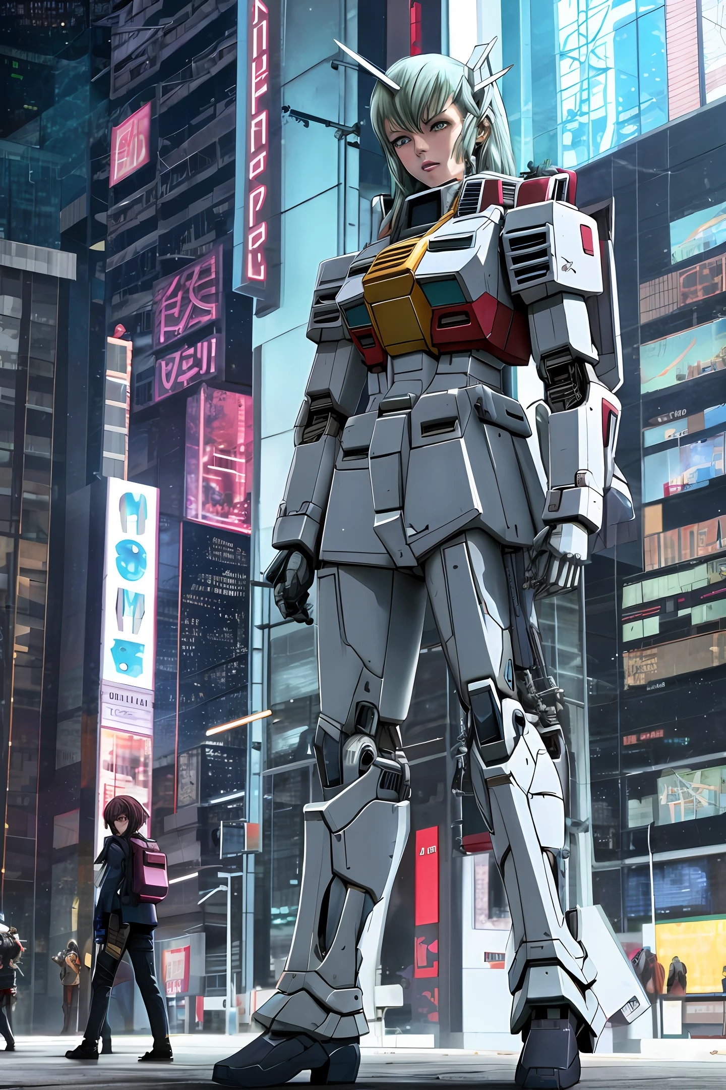 Lori, Gundam, Mechanical, Cyberpunk