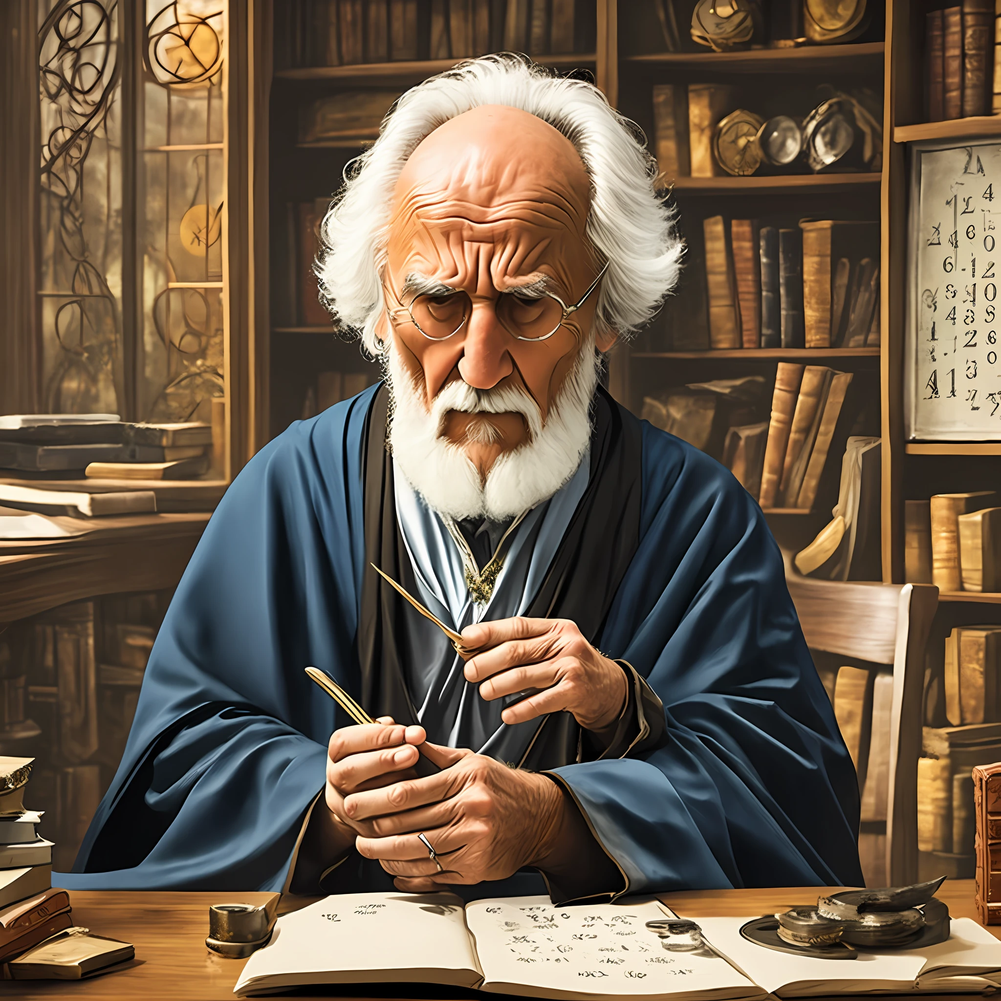 A sympathetic wizard who guesses numbers --auto --s2