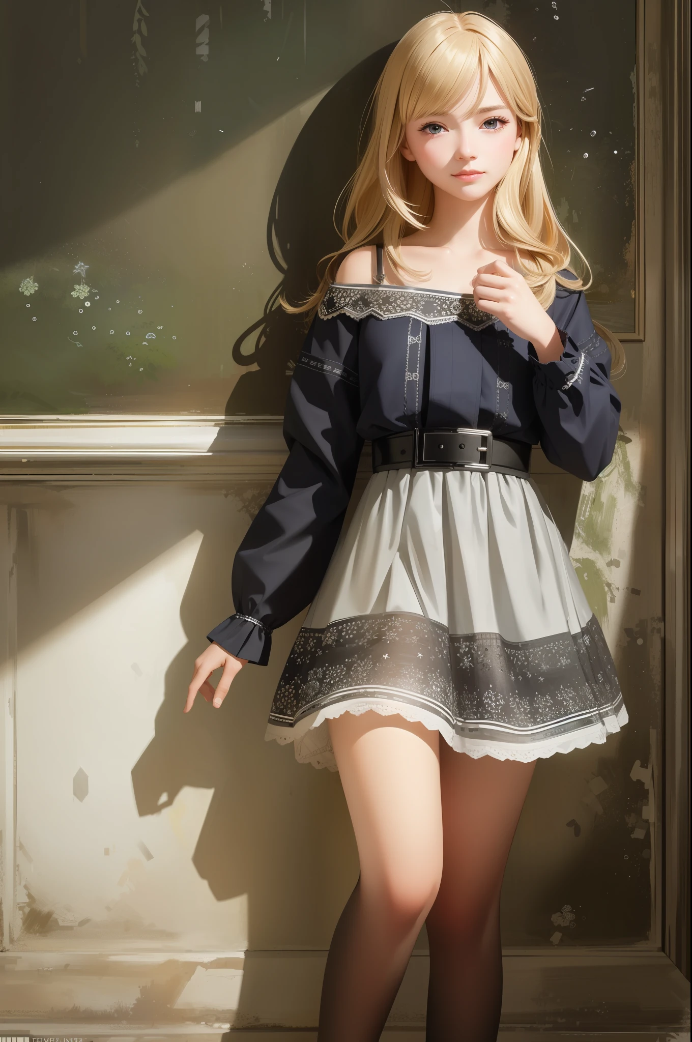 (Best Quality, Masterpiece: 1.1), (Realistic: 1.4), 1 Girl, Cowboy Shot