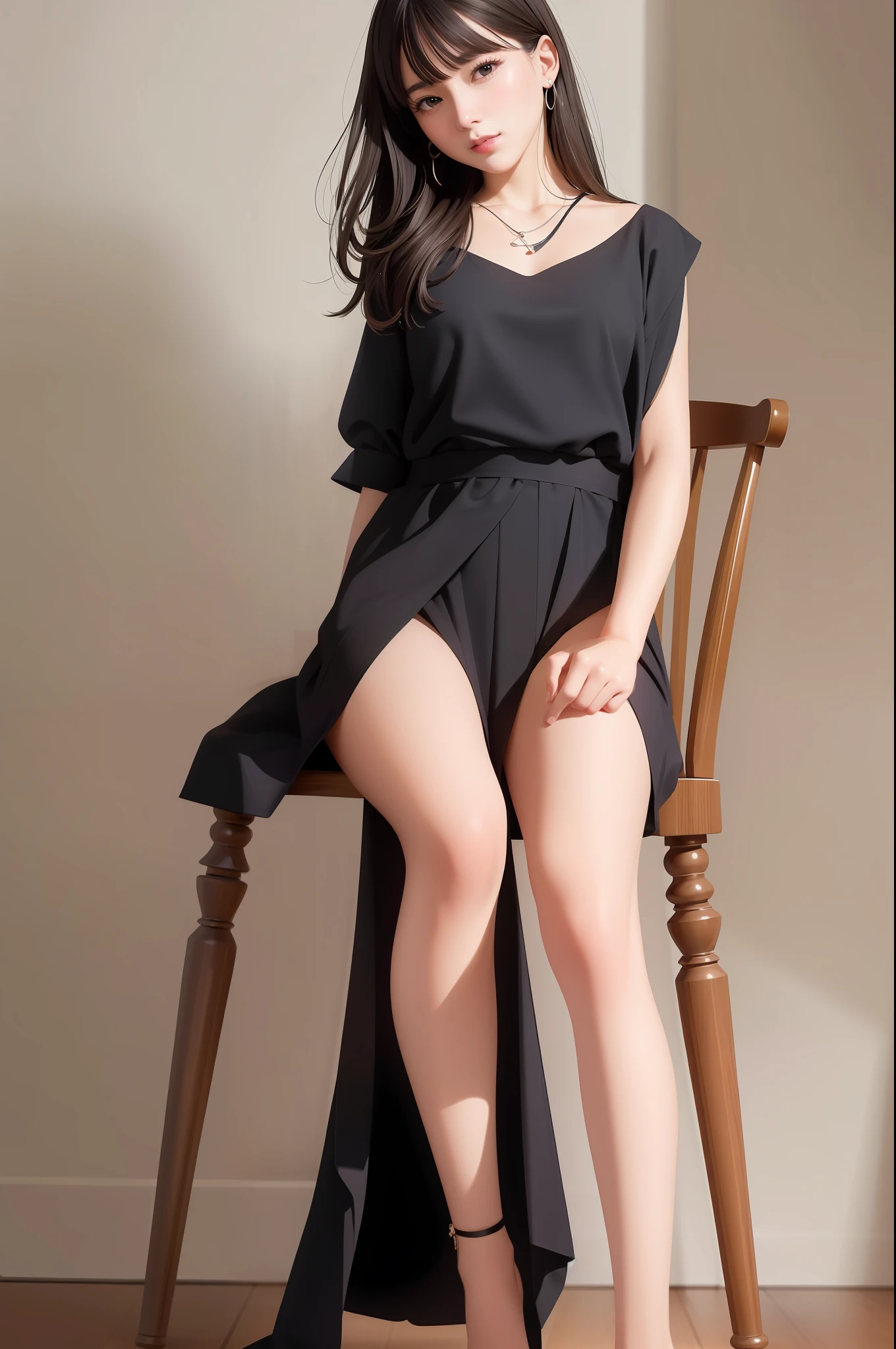 (best quality, masterpiece:1.1), (realism:1.4), 1 woman, full body shot