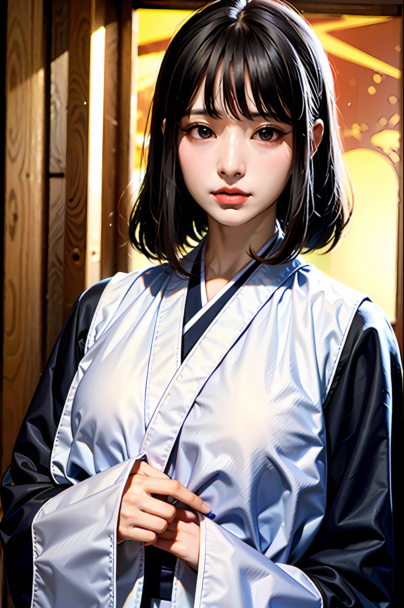 half face covered with a fan,Hanfu close-up eyes-ar 16:9--niji5-style expressive主体内容描述:（（half face covered with a fan ））,(（半边脸遮挡着扇子)），Hanfu(汉服)