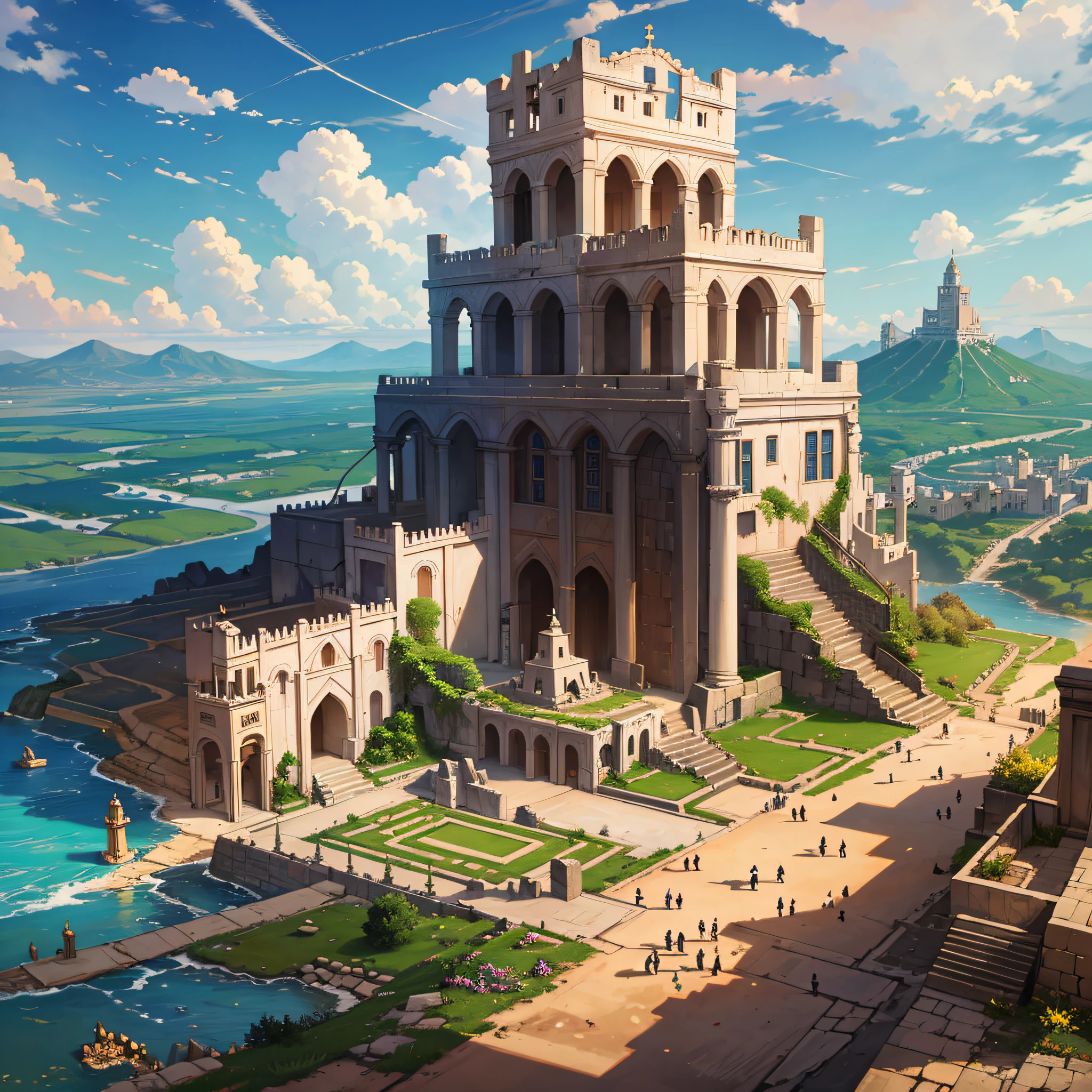 In the ancient city of Eldoria, where magic and mystery intertwined. Eldoria, once a beacon of prosperity, now stood on the brink of destruction --auto --s2