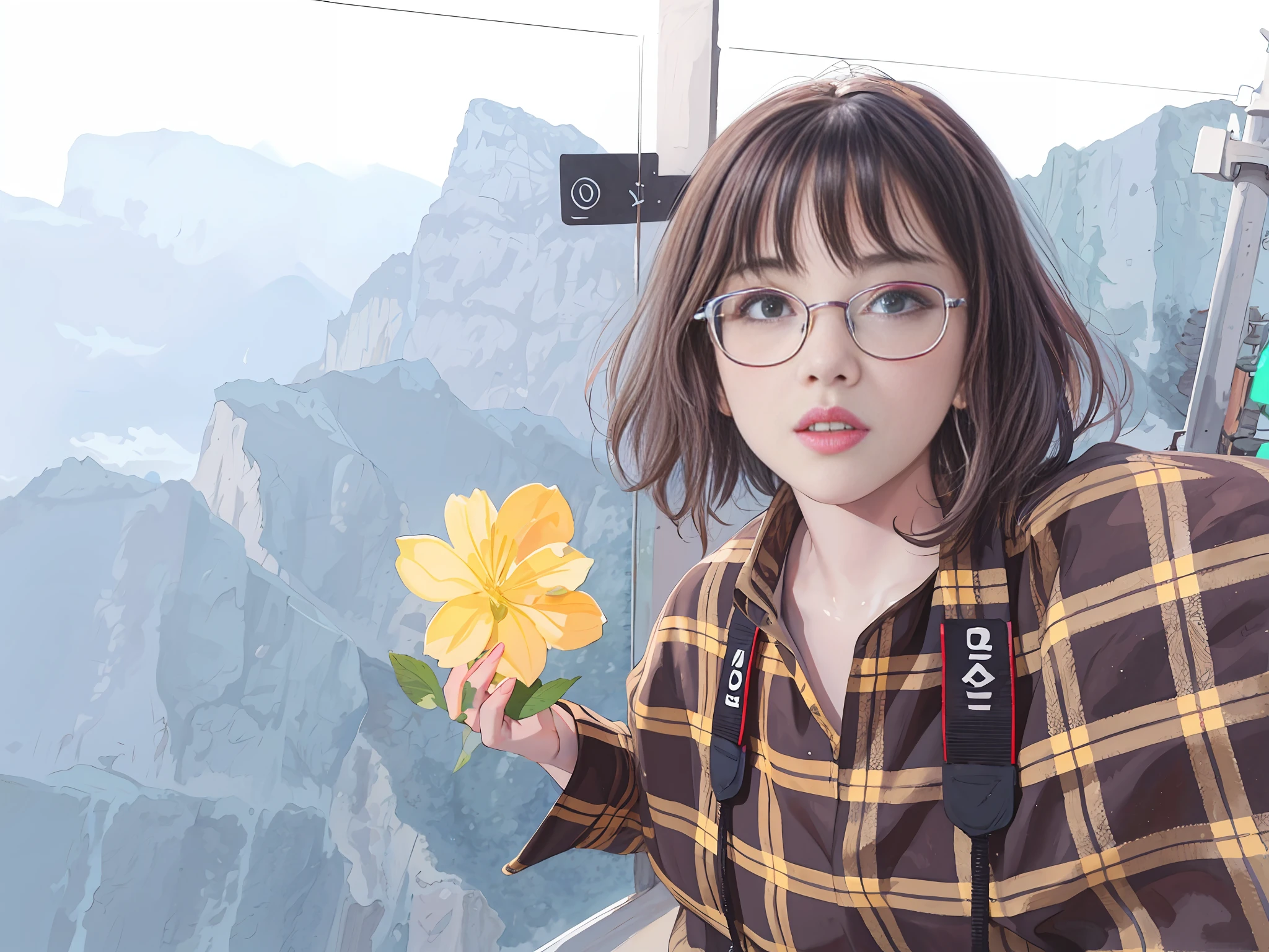 stechu,(white background:1.4), ((tachi-e)), original,(illustration:1.1),(best quality),(masterpiece:1.1),(extremely detailed CG unity 8k wallpaper:1.1), (colorful:0.9),(panorama shot:1.4),(solo:1.2), (ink splashing),(color splashing),((watercolor)), clear sharp focus,{ 1girl standing },((korean style )),flower background,outdoors,rocks, looking at viewer, soft smile,pure,beautyfull detailed face and eyes,beautyfull intricacy clothing decorative pattern details, black hair,black eyes,colorwater