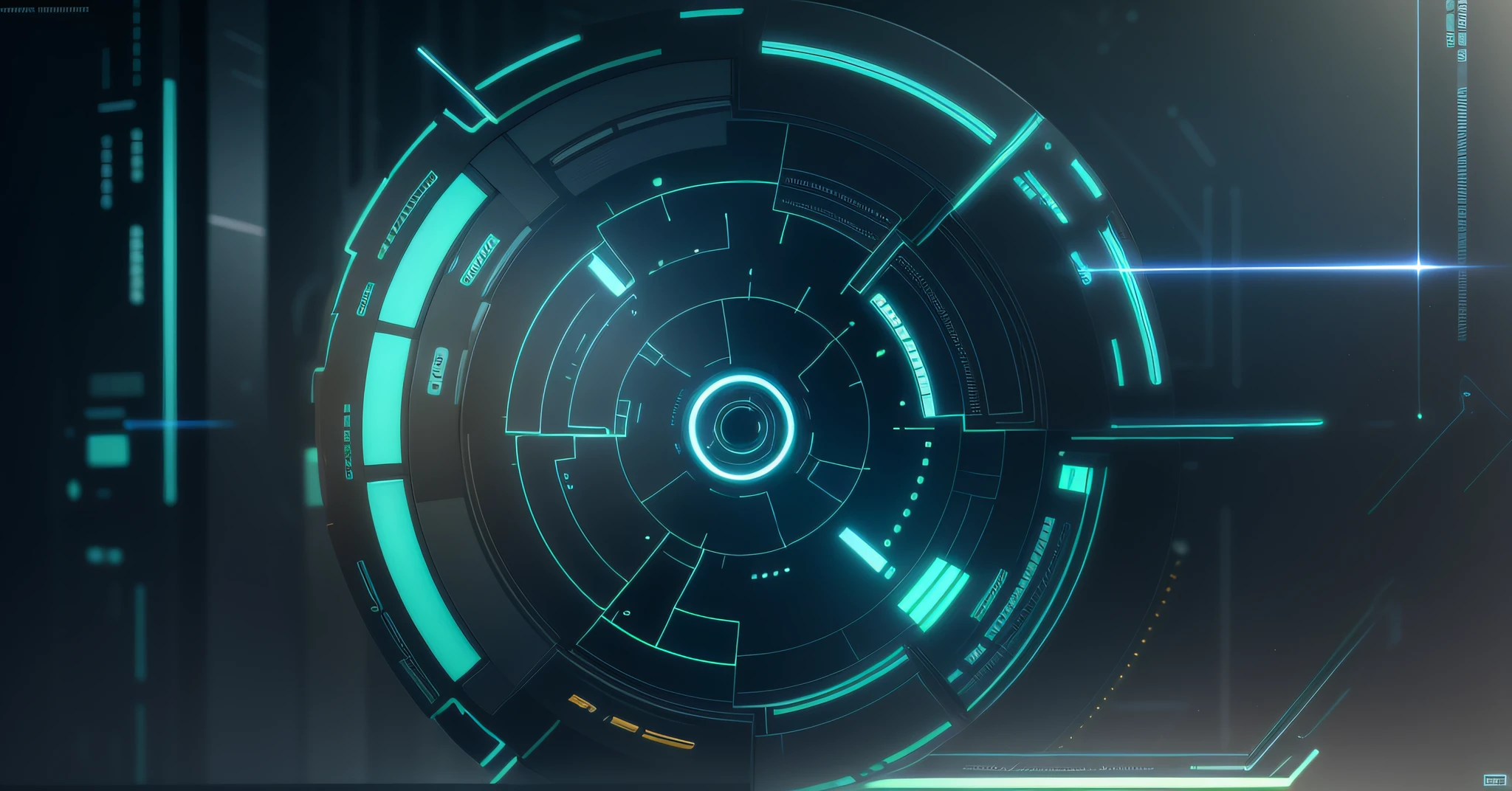 futuristic AI luminous circle, HUD, FUI, patterning, lines, light signal, circuit, transparent glass texture, 3D, bright white background, overlook, dot perspective, light color technology, masterpiece, high detail, best quality, high quality, very detailed CG unity 8k wallpaper,