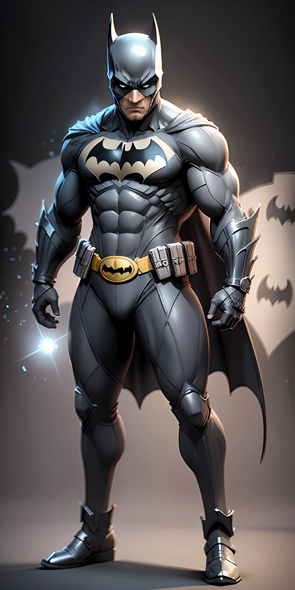 Batman, full body,3D, White background, transparent background, 32k, high resolution, maximum detail --auto --s2